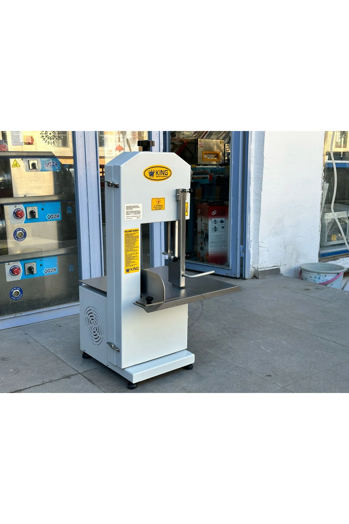 King Kemik Kesme Makinesi Et Kemik Testeresi 380 V - king Görsel 2