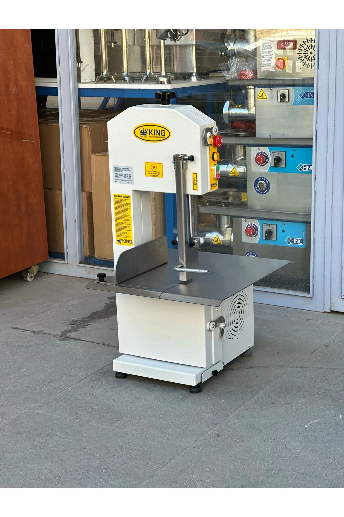 King Kemik Kesme Makinesi Et Kemik Testeresi 380 V