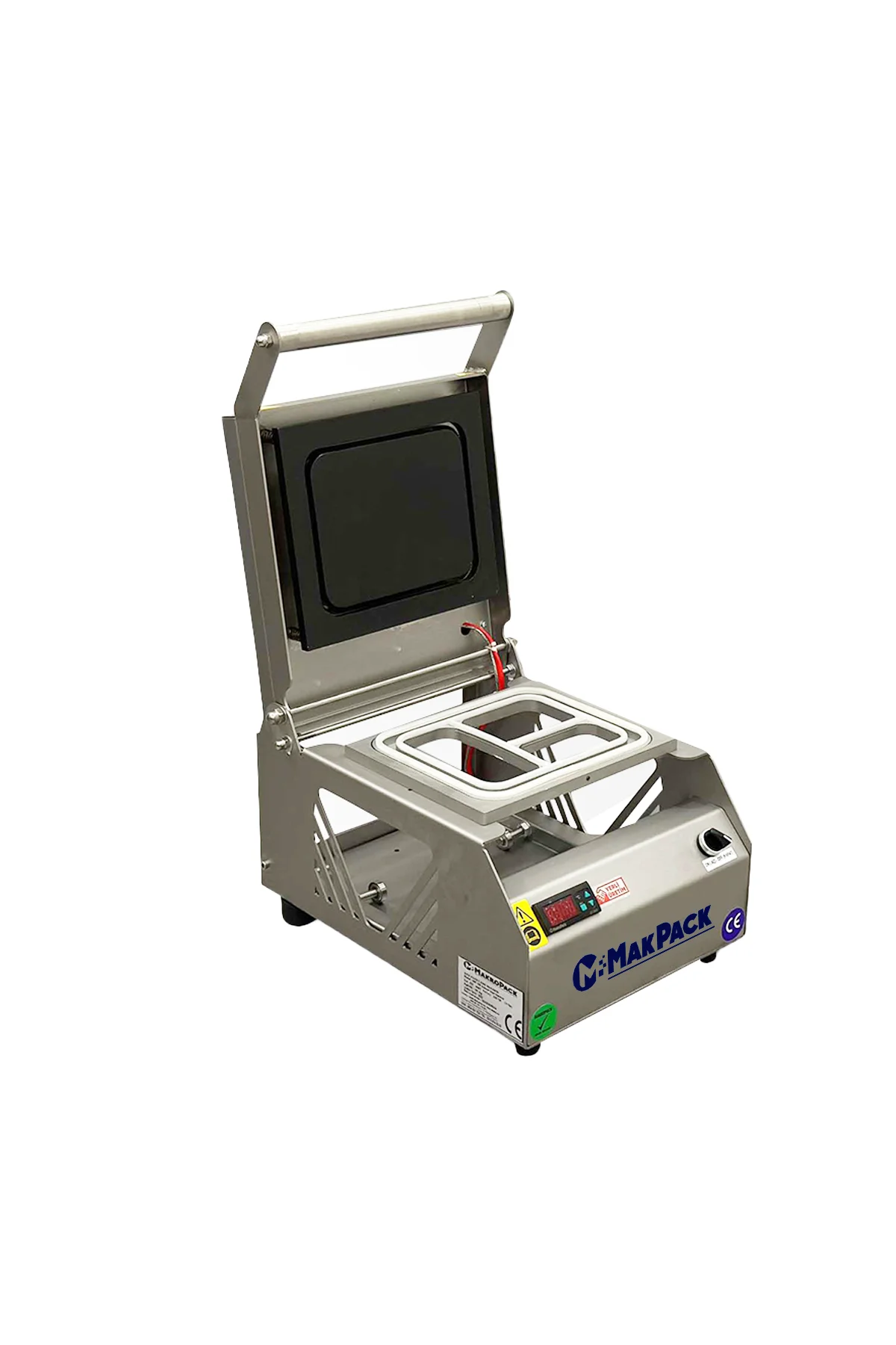 Makpack 3 Bölmeli Tabak Kapatma Makinesi Paslanmaz