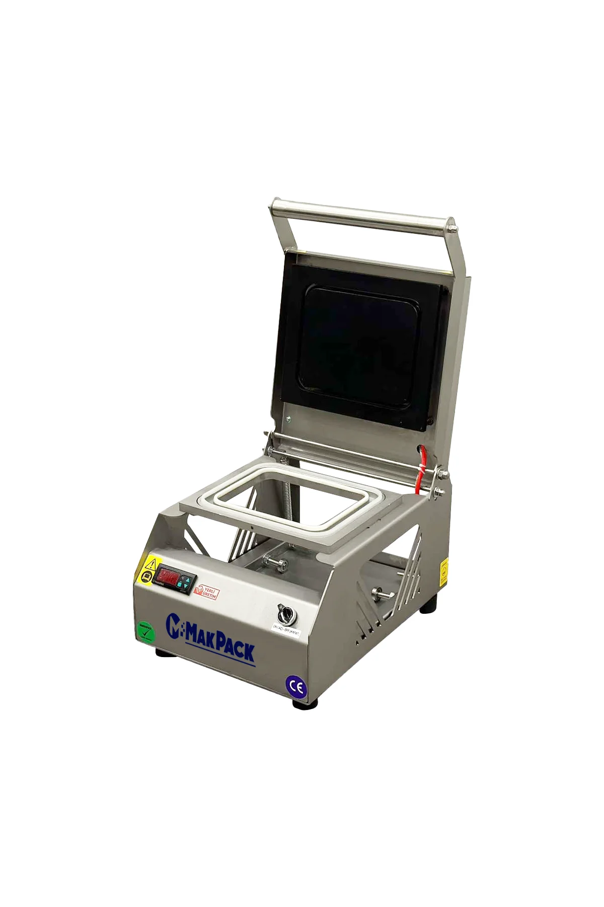Makpack 1 Bölmeli Tabak Kapatma Makinesi Paslanmaz - makpack Görsel 3