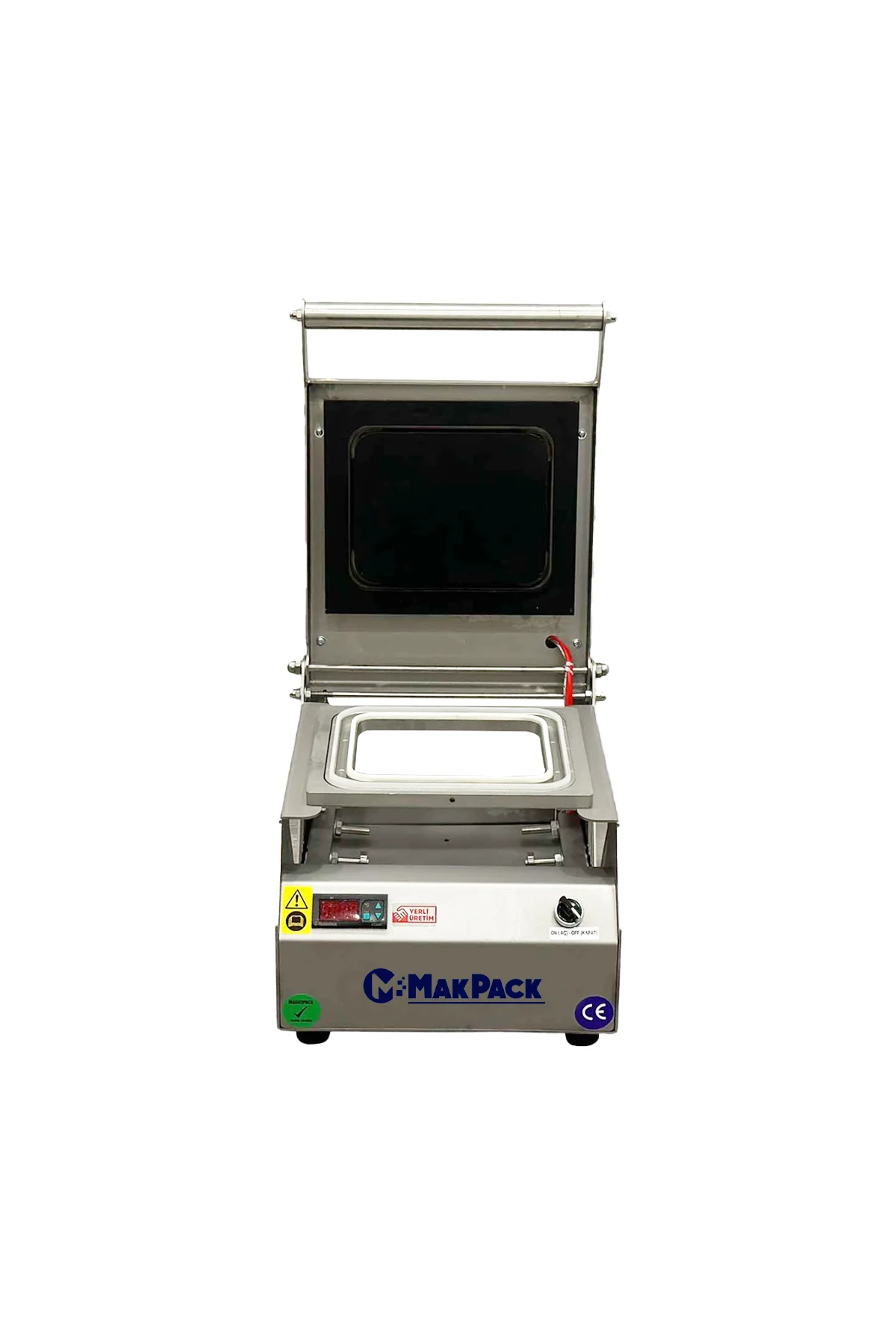 Makpack 1 Bölmeli Tabak Kapatma Makinesi Paslanmaz - makpack Görsel 2