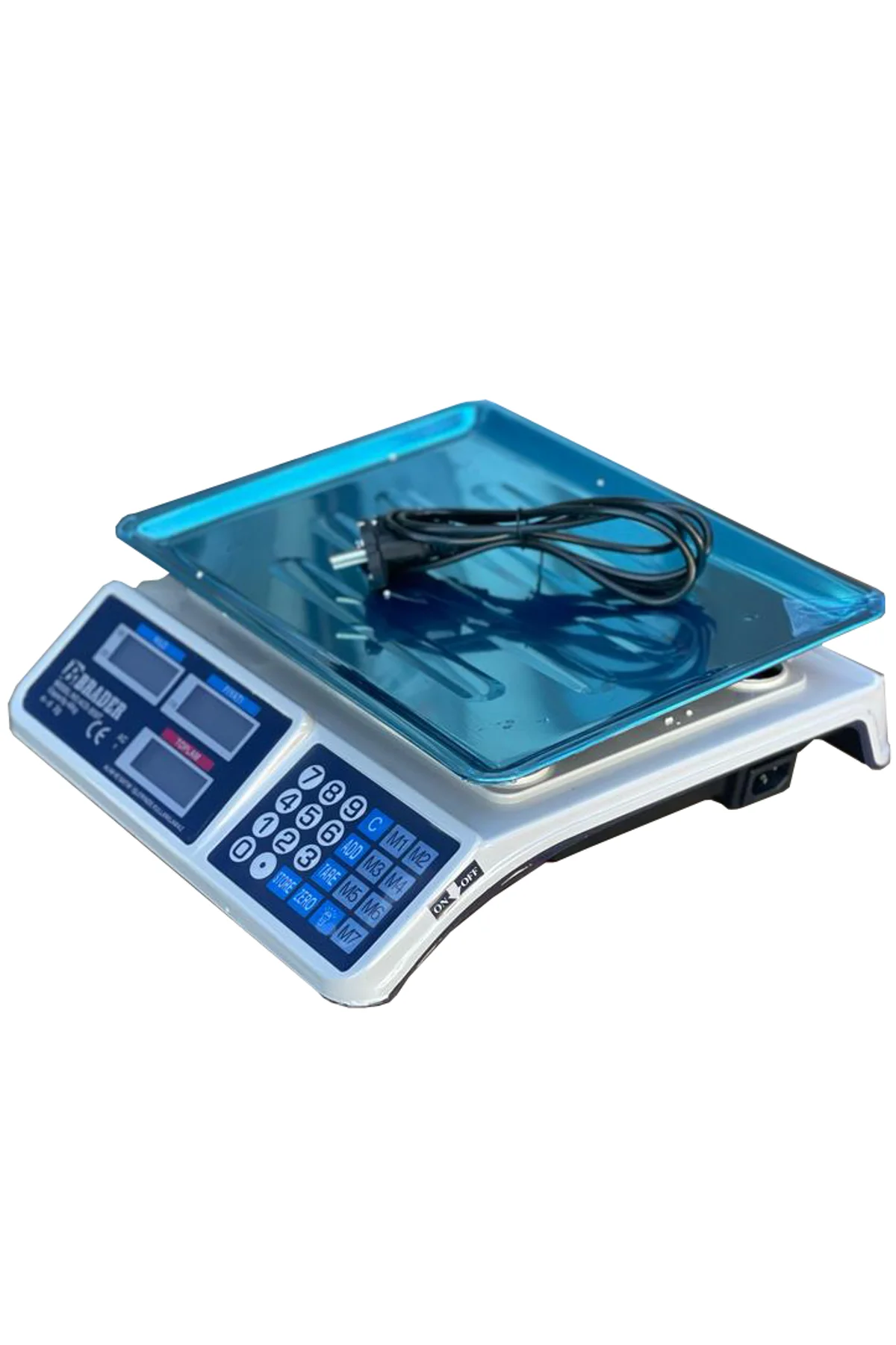 Brader Elektronik Terazi Market Manav Terazi 40 Kg Dinamik - akse-endustriyel Görsel 2
