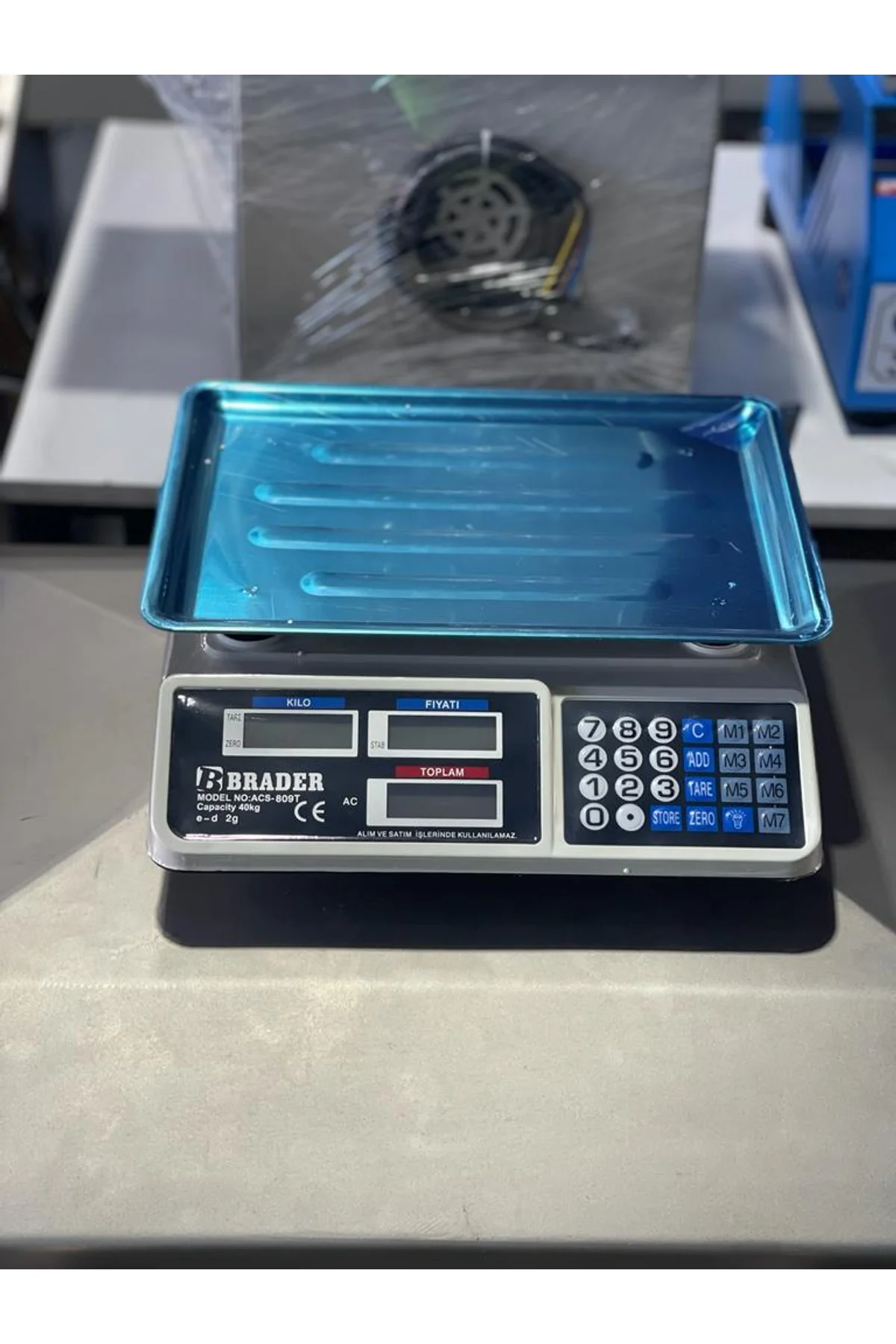 Brader Elektronik Terazi Market Manav Terazi 40 Kg Dinamik - akse-endustriyel Görsel 6