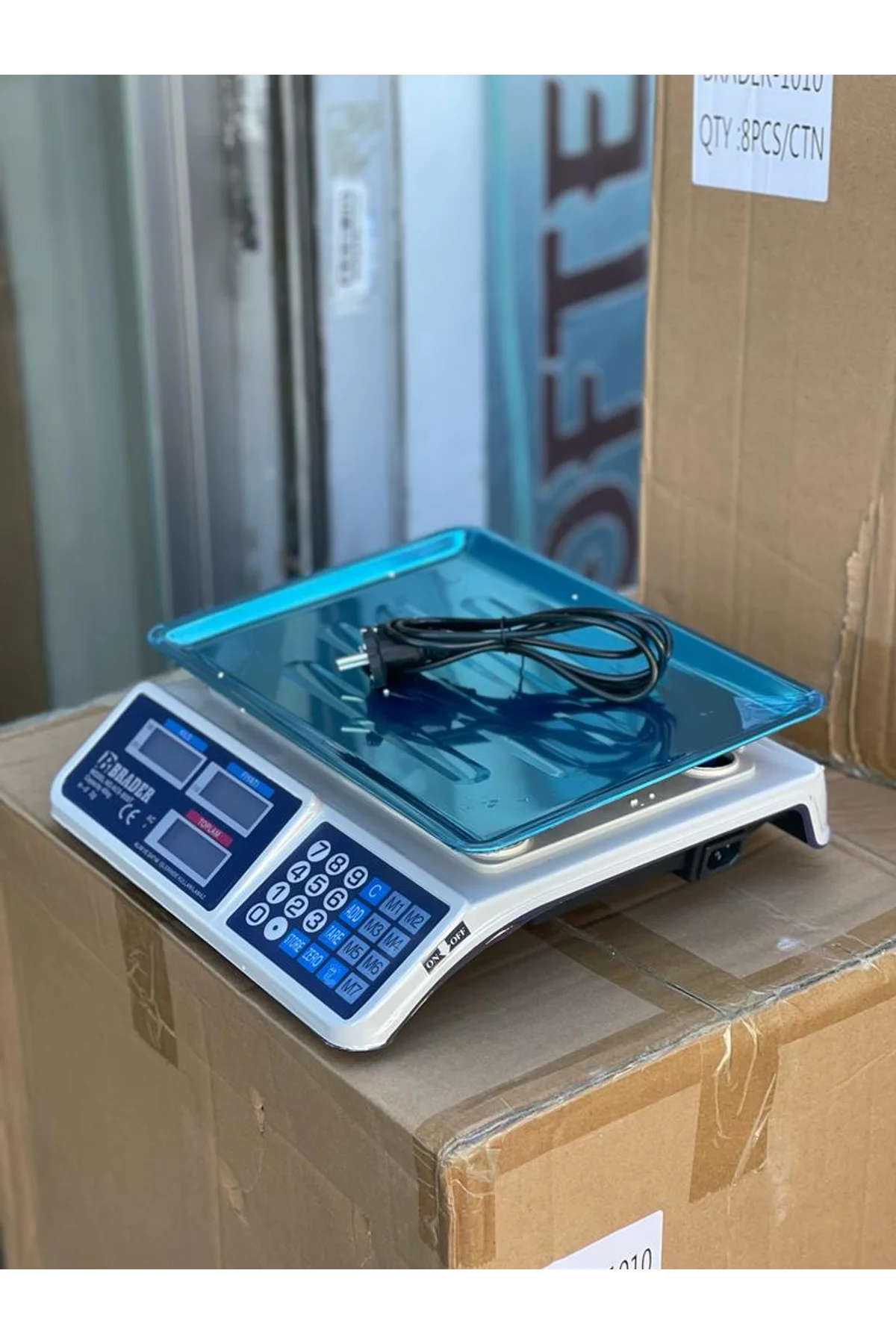 Brader Elektronik Terazi Market Manav Terazi 40 Kg Dinamik - akse-endustriyel Görsel 7