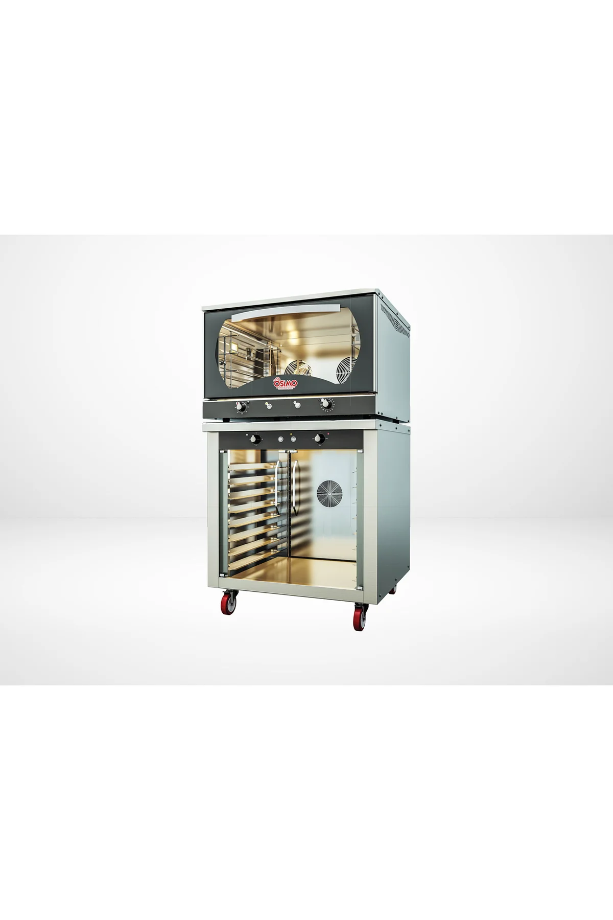 Osimo 4 Tepsili Patisserie Mayalandırma Fırını Elektrikli 8 Tepsi Kapasiteli 80x75x88 Cm