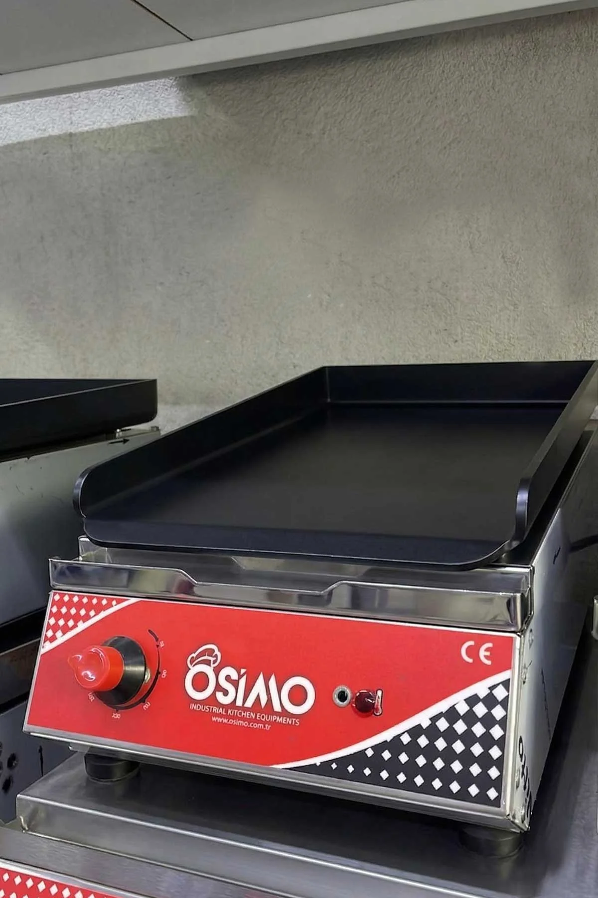 Osimo 30 Cm Döküm Izgara Elektrikli Düz 31x59x20 Cm - osimo Görsel 2
