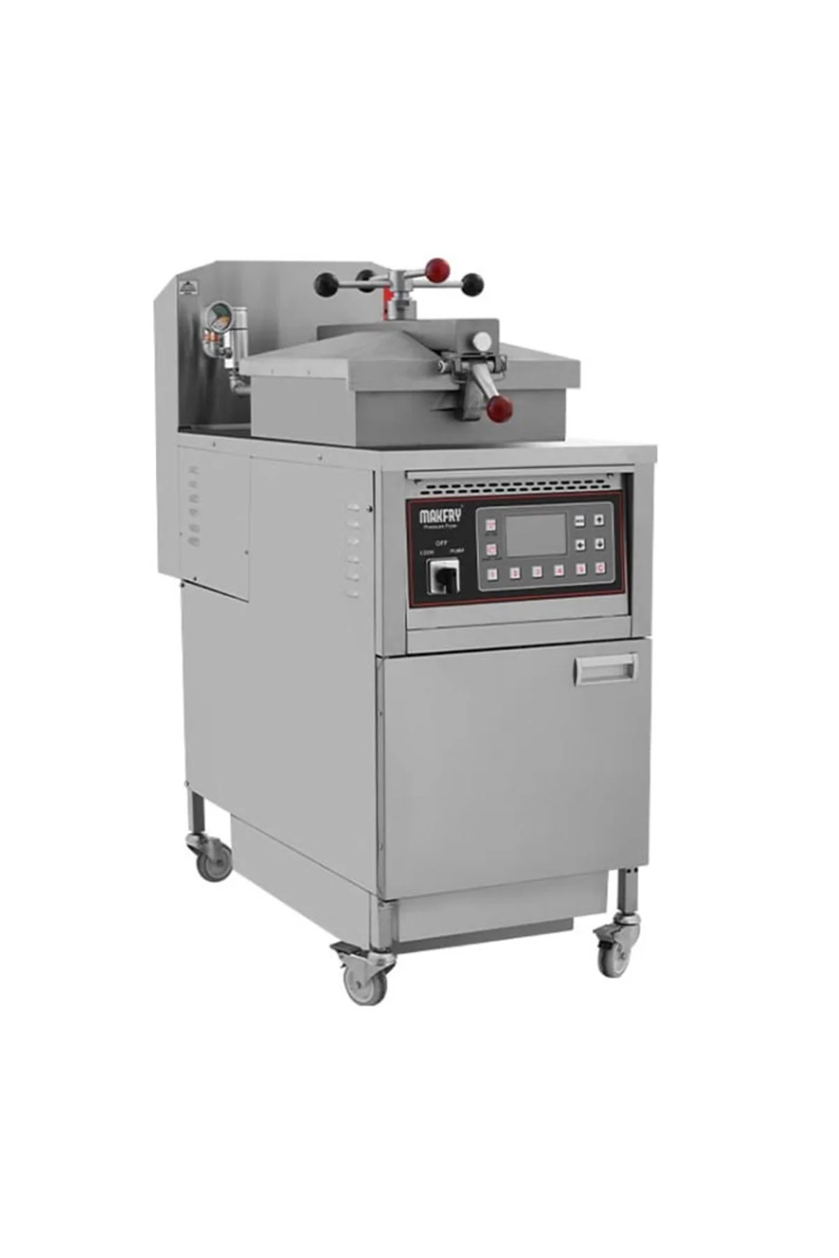 Makfry Basınçlı Fritöz Elektrikli 25 Litre 46x97x115 Cm 1025 PD