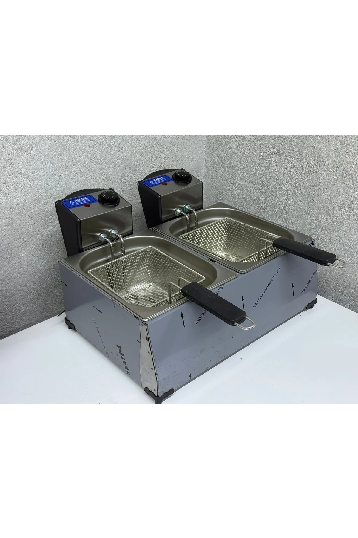 Akse Elektrikli Fritöz 5+5 Litre 42x50x20 cm - akse-endustriyel Görsel 5