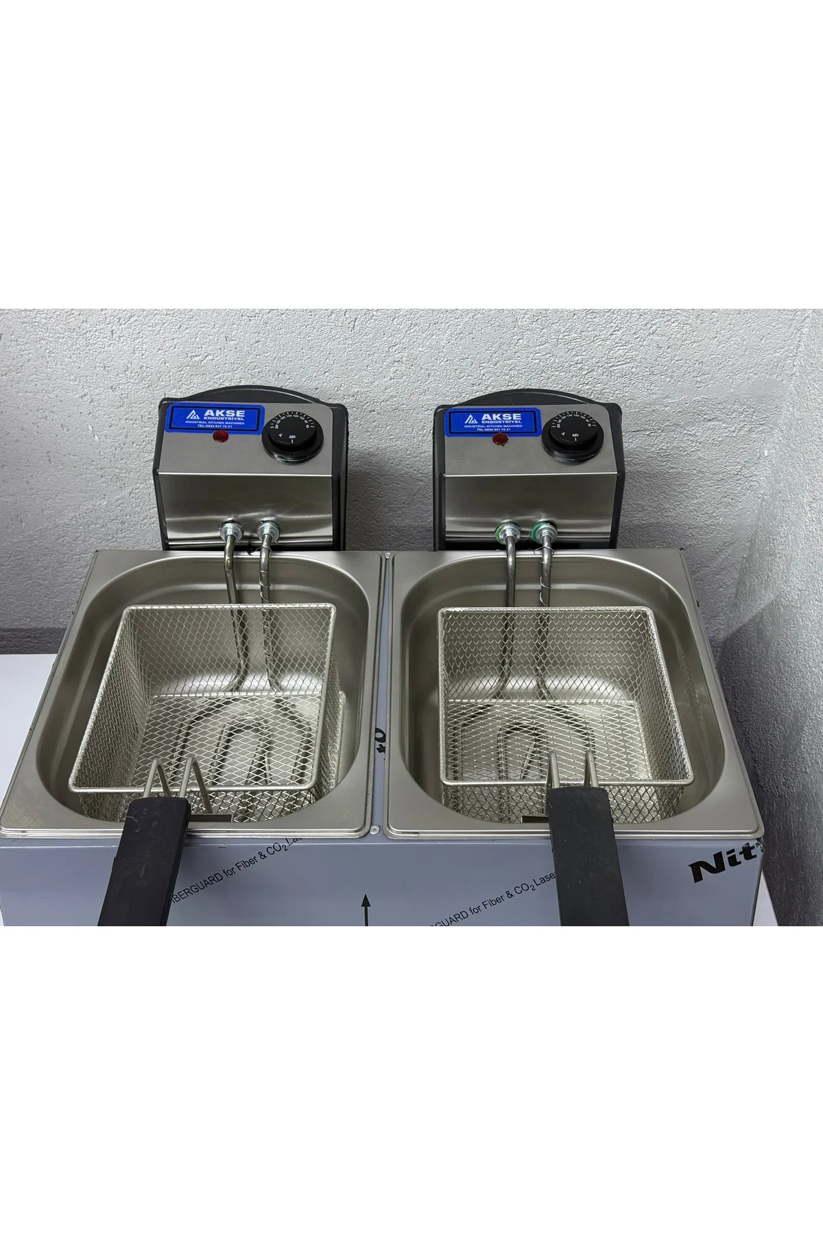 Akse Elektrikli Fritöz 5+5 Litre 42x50x20 cm - akse-endustriyel Görsel 7
