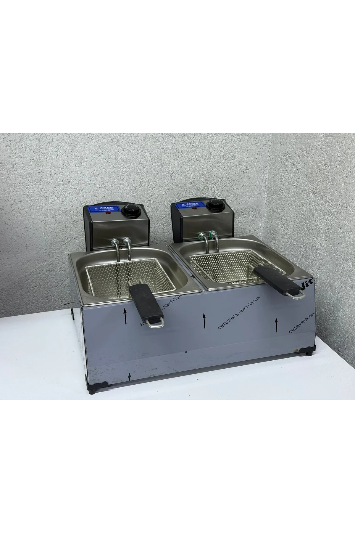 Akse Elektrikli Fritöz 5+5 Litre 42x50x20 cm - akse-endustriyel Görsel 8