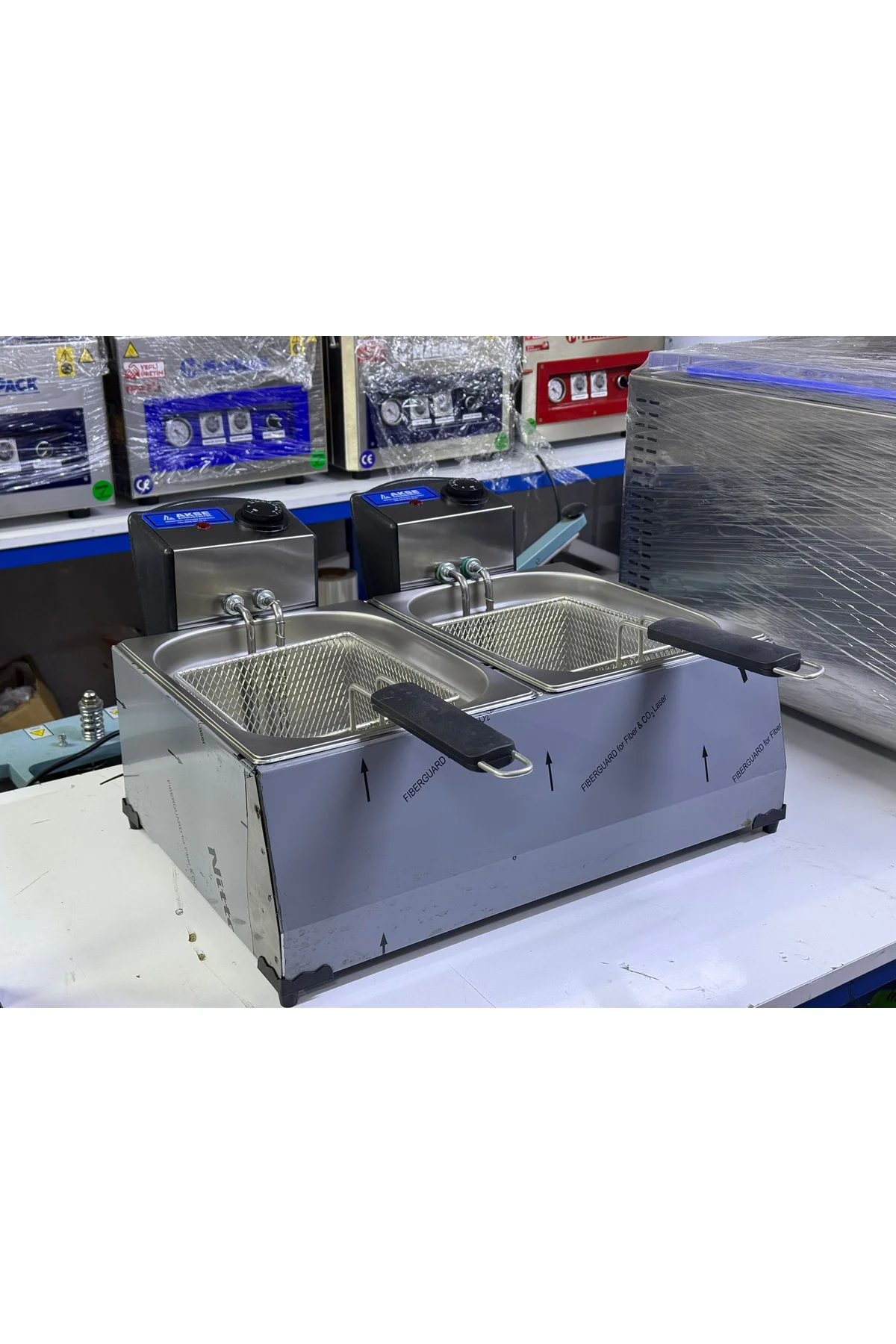 Akse Elektrikli Fritöz 5+5 Litre 42x50x20 cm