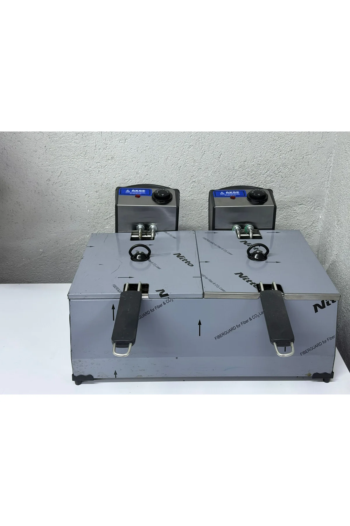 Akse Elektrikli Fritöz 5+5 Litre 42x50x20 cm - akse-endustriyel Görsel 2