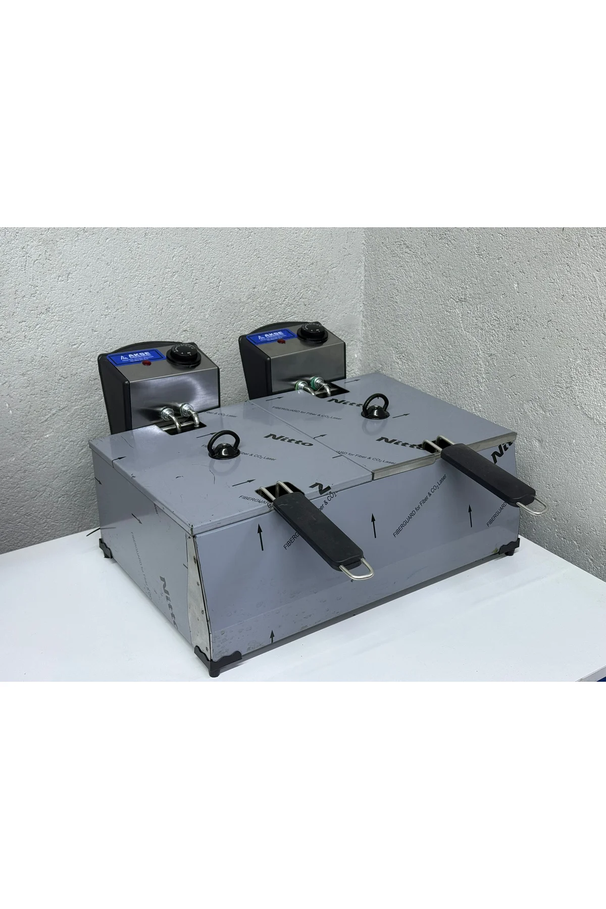 Akse Elektrikli Fritöz 5+5 Litre 42x50x20 cm - akse-endustriyel Görsel 6