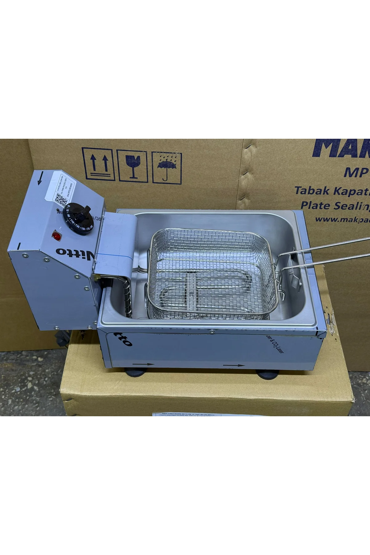 Omake Elektrikli Fritöz 3 Litre Elektrikli 220 V - akse-endustriyel Görsel 4