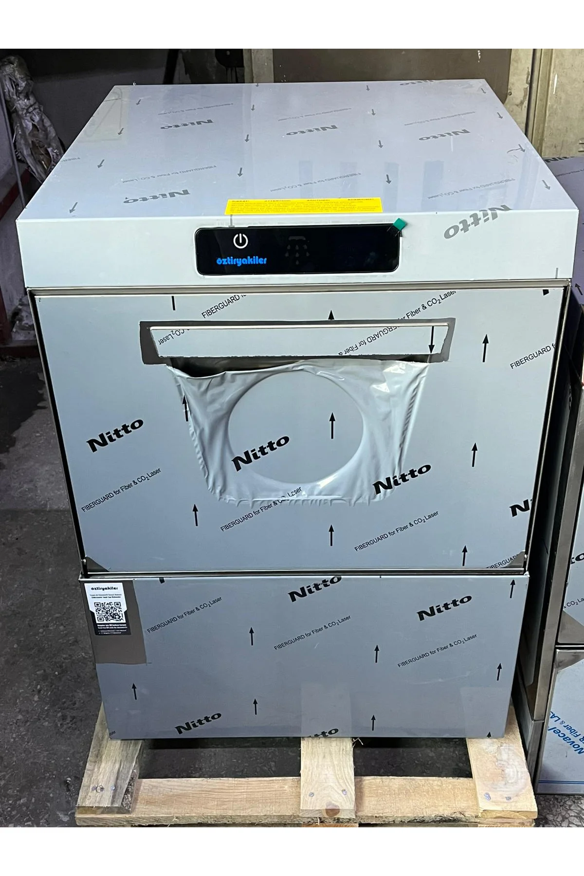 Öztiryakiler OBY 500 Touch Sepetli Deterjan ve Parlatıcı Pompalı Dijital Bulaşık Yıkama Makinesi 50x - oztiryakiler Görsel 2