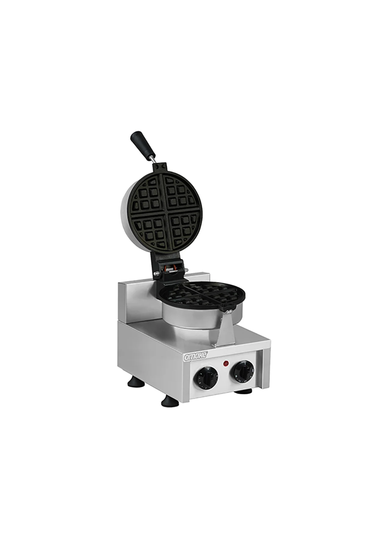 Omake Zamanlayıcılı Tekli Kare Waffle Makinesi 18 Cm Elektrikli Omk.WFL11.E12.0101.Z5F - omake Görsel 2
