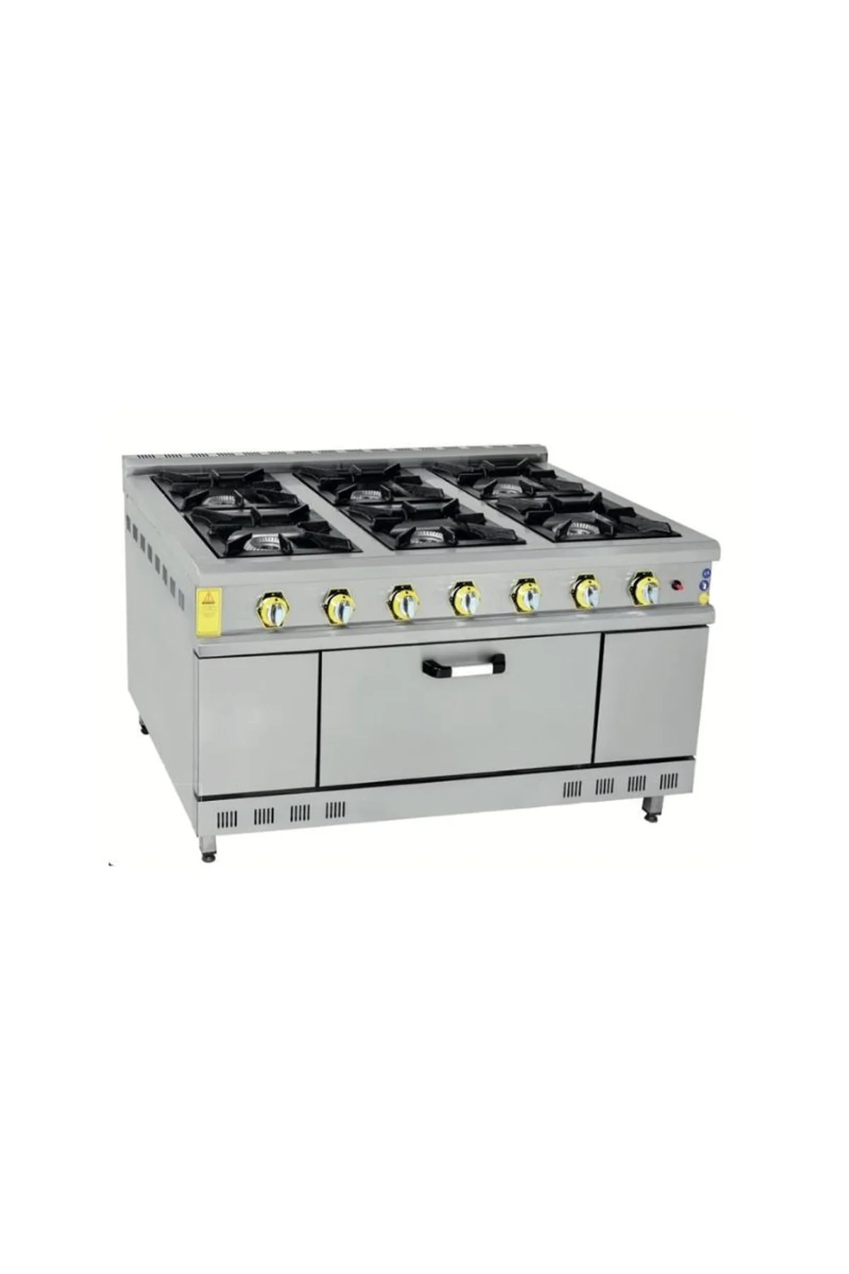 İnoxmaster 6 Lı Kuzine Gazlı ve Lpg Li 150x100x85 Cm