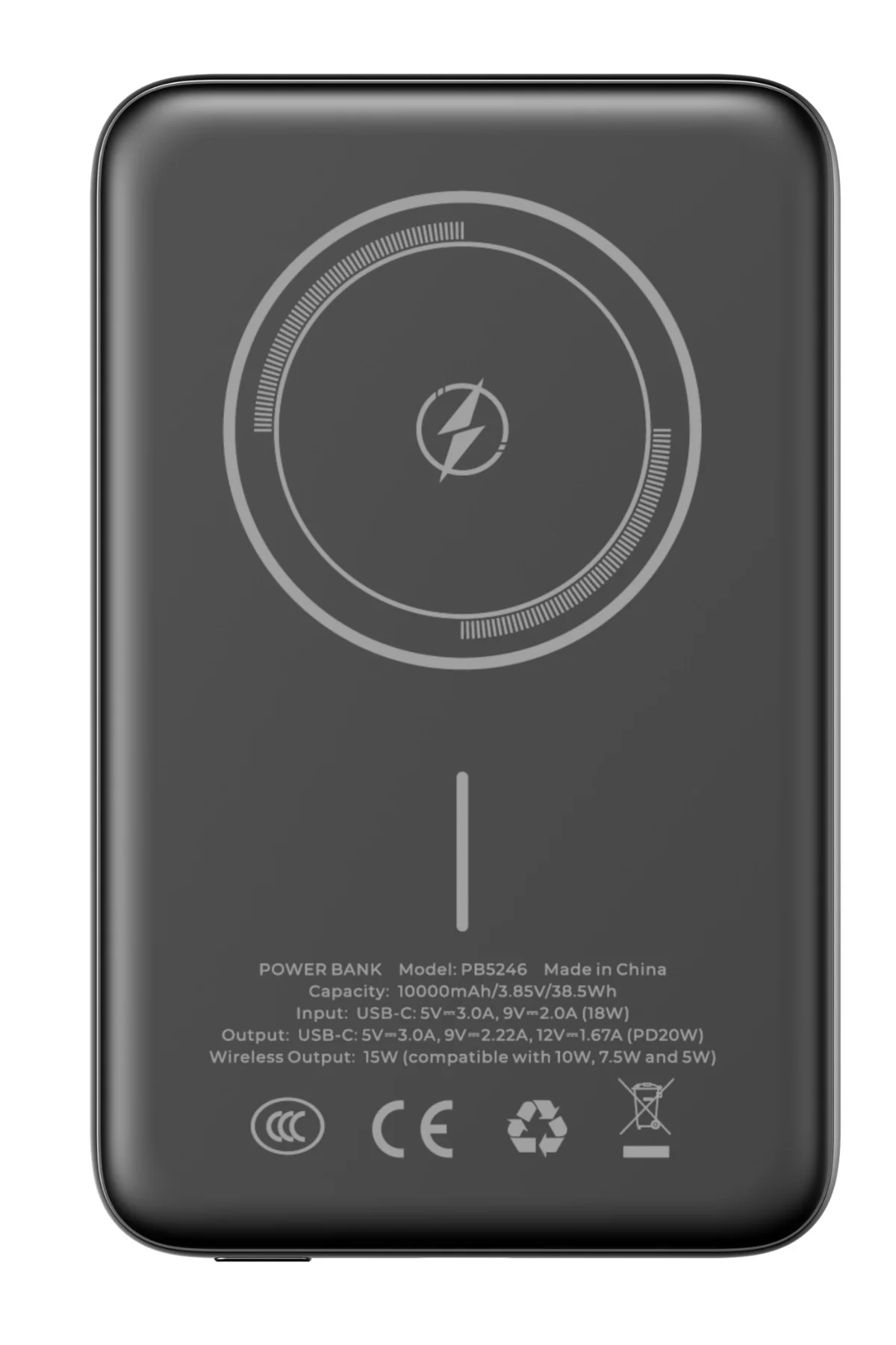 PB5246 10.000mAh Magsafe 20W PD Manyetik Kablosuz Powerbank İnce Iphone Uyumlu - Havit Görsel 5