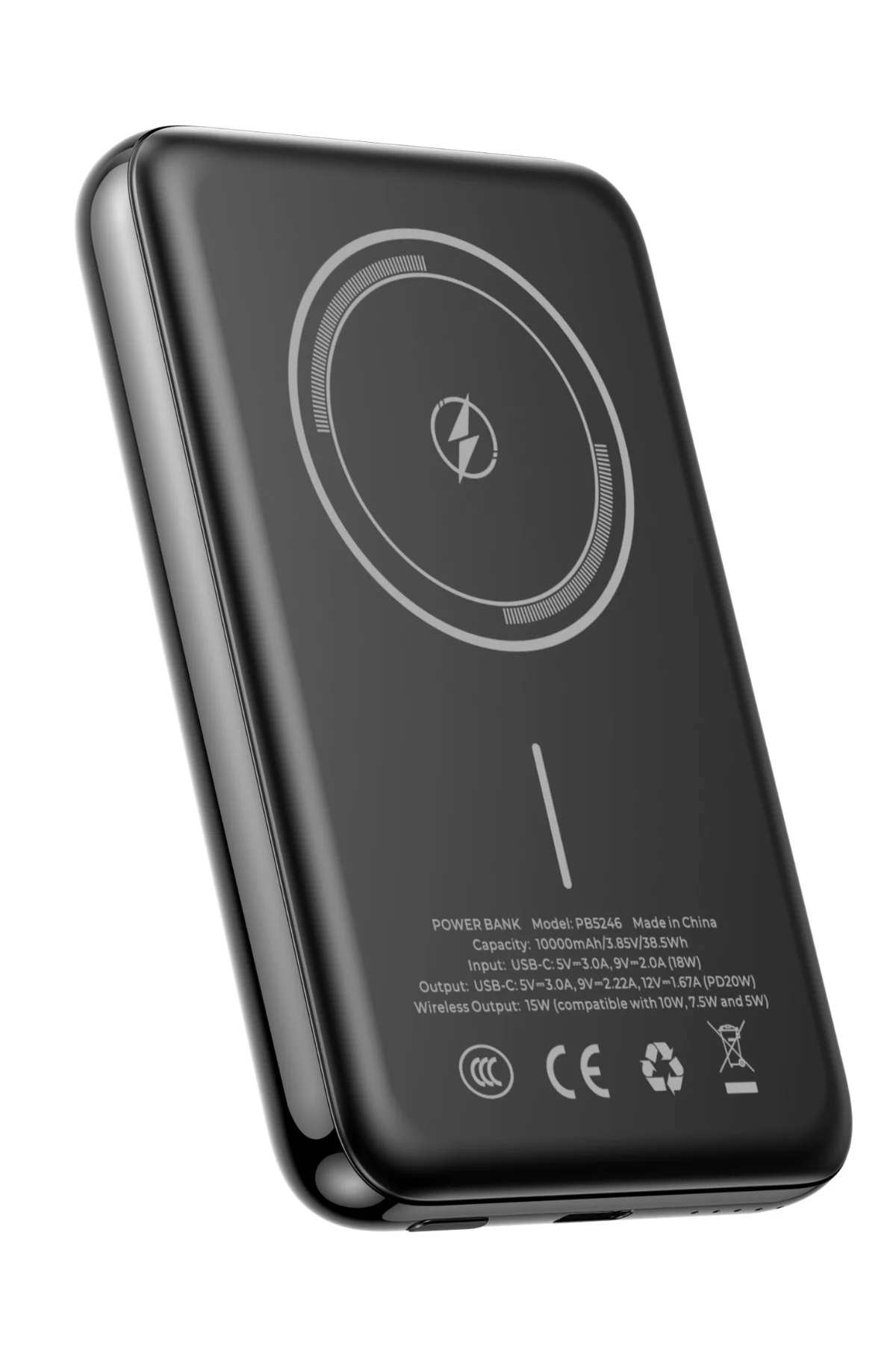 PB5246 10.000mAh Magsafe 20W PD Manyetik Kablosuz Powerbank İnce Iphone Uyumlu - Havit Görsel 2