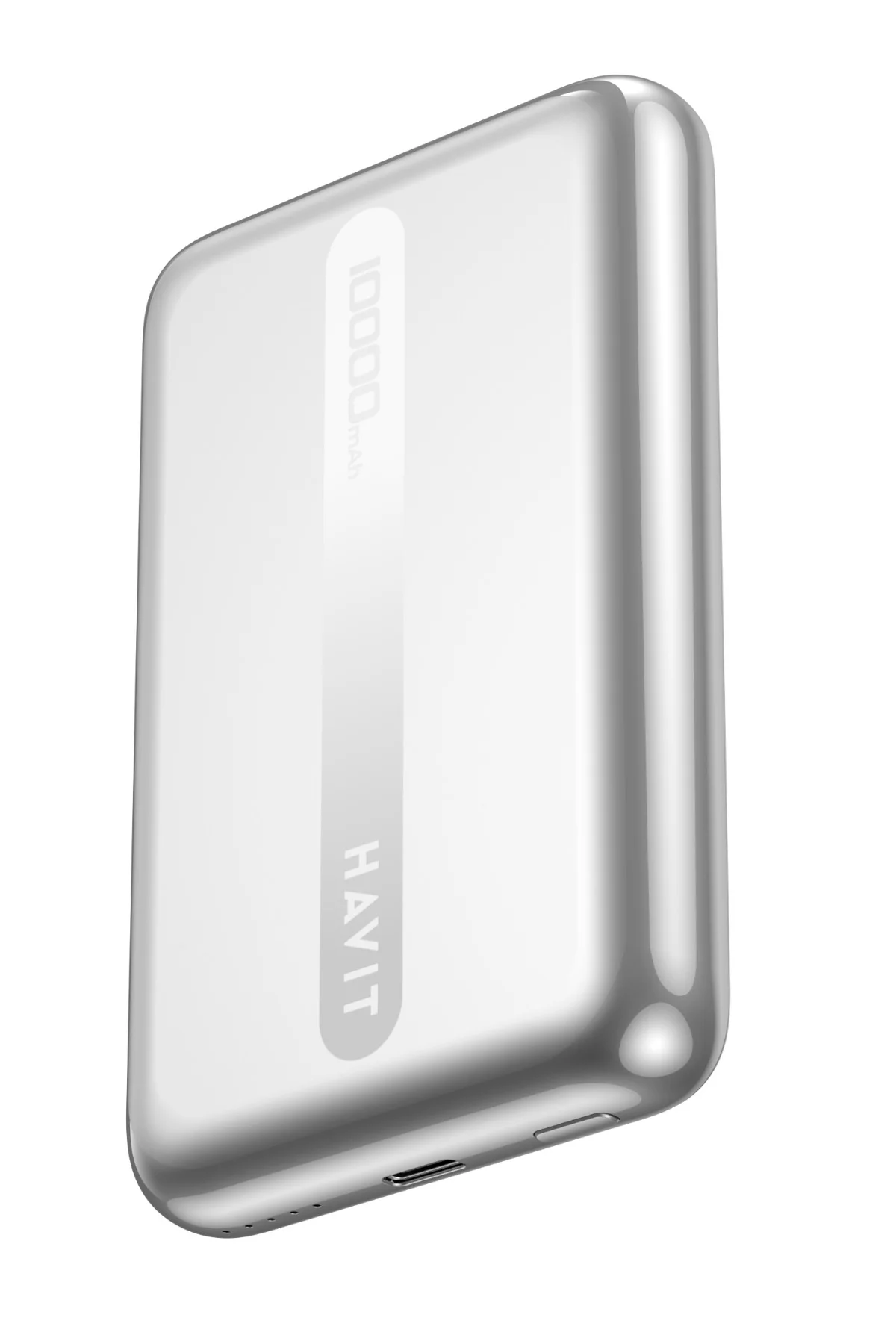 PB5246 10.000mAh Magsafe 15W Hızlı Manyetik Kablosuz Powerbank İnce Iphone Uyumlu - Gri