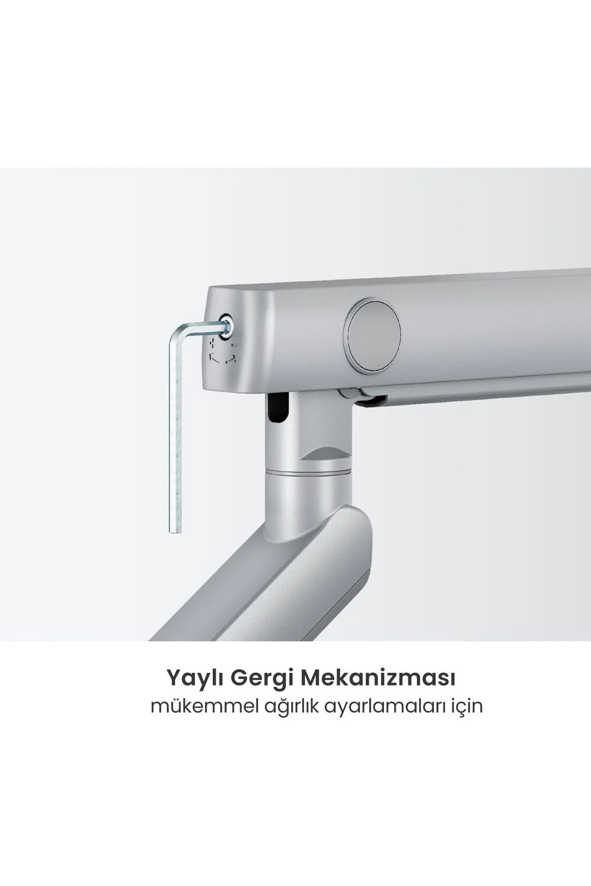 Monitör Tutucu, 17''-35'' Ekranlar için, 12kg Taşıma Kapasiteli, VESA Uyumlu, Siyah - voltix Görsel 8