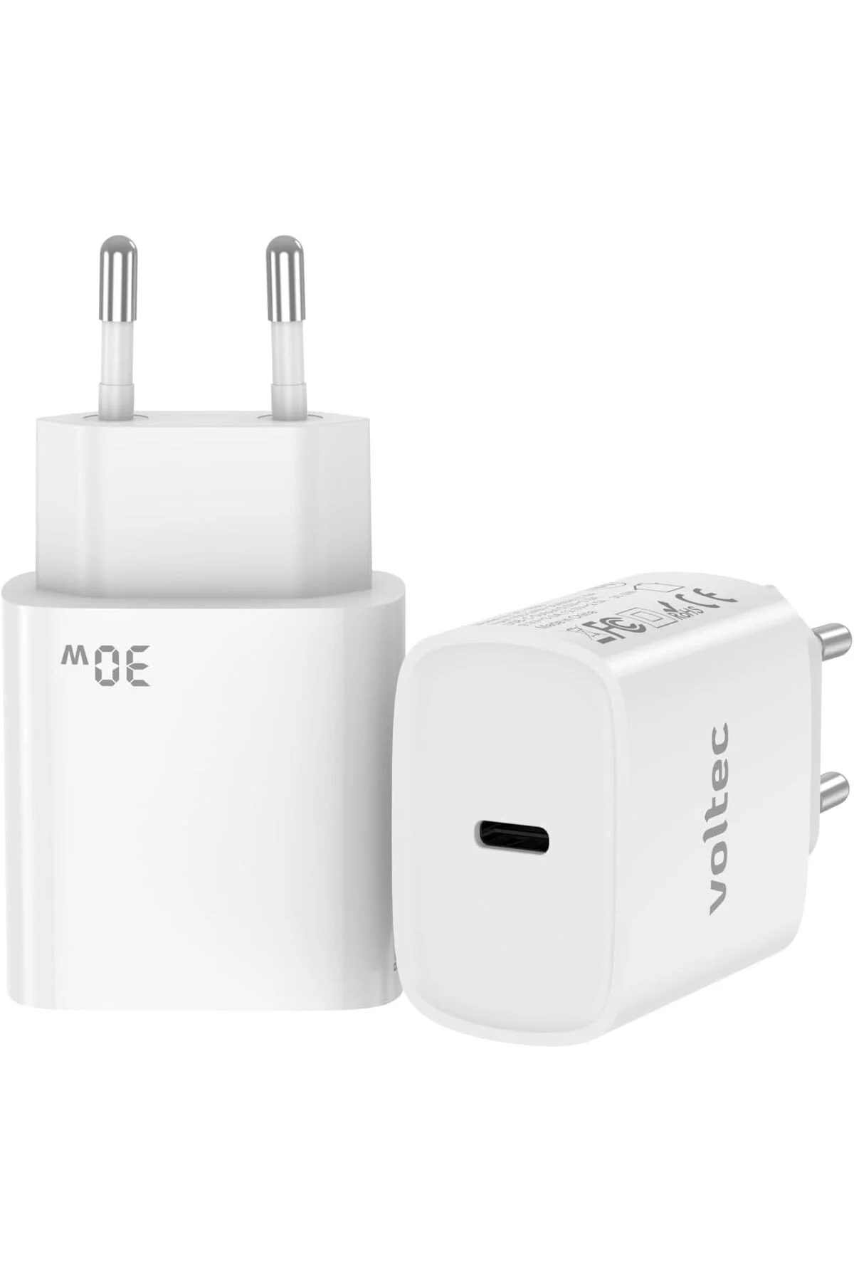 30W Type-C QC 4.0 PD3.0 iPhone Huawei İçin Hızlı Şarj Aleti iPad Pro Macbook Air Uyumlu Şarj Cihazı