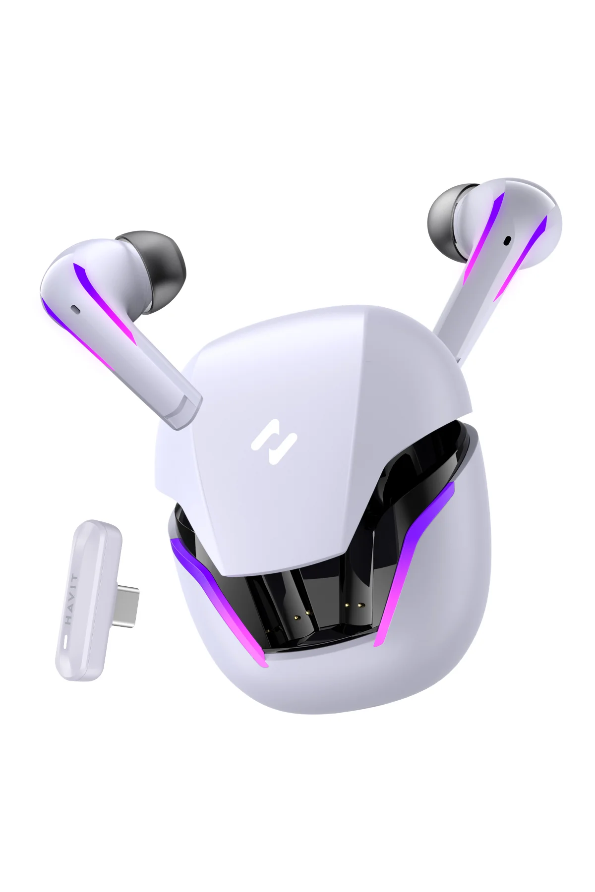 TW970 TWS RGB Gaming Bluetooth Kulaklık - 2.4GHz ve Bluetooth Modu