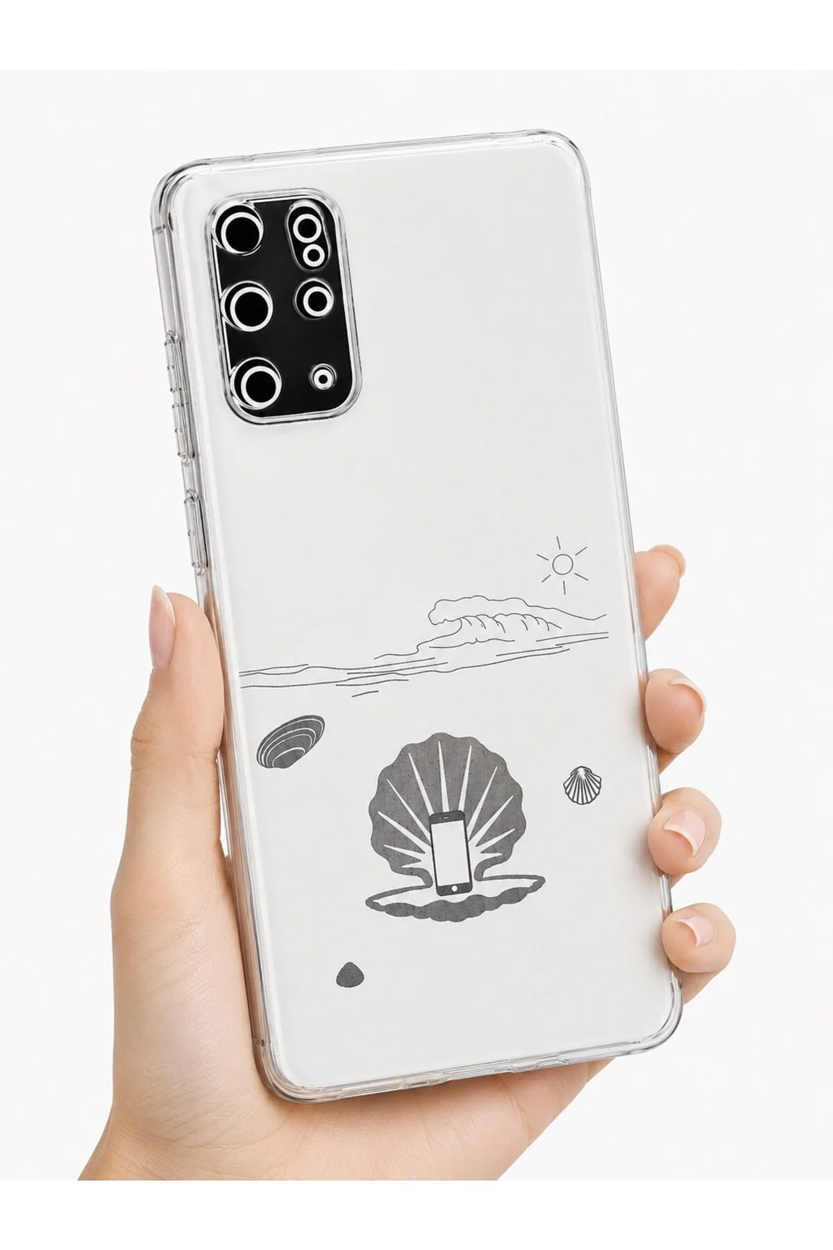 Samsung Galaxy S20 Plus Uyumlu Şeffaf Silikon Kılıf Darbe Emici Kamera Korumalı İnce Esnek Pre - Logis Görsel 2