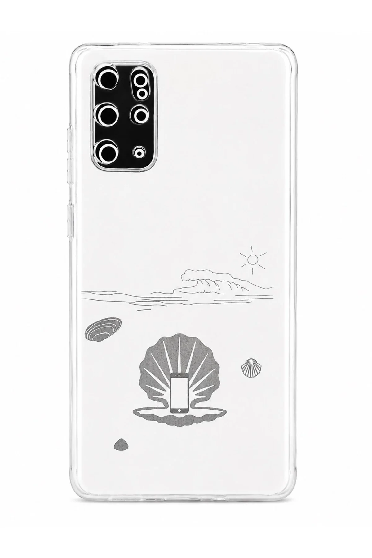 Samsung Galaxy S20 Plus Uyumlu Şeffaf Silikon Kılıf Darbe Emici Kamera Korumalı İnce Esnek Pre