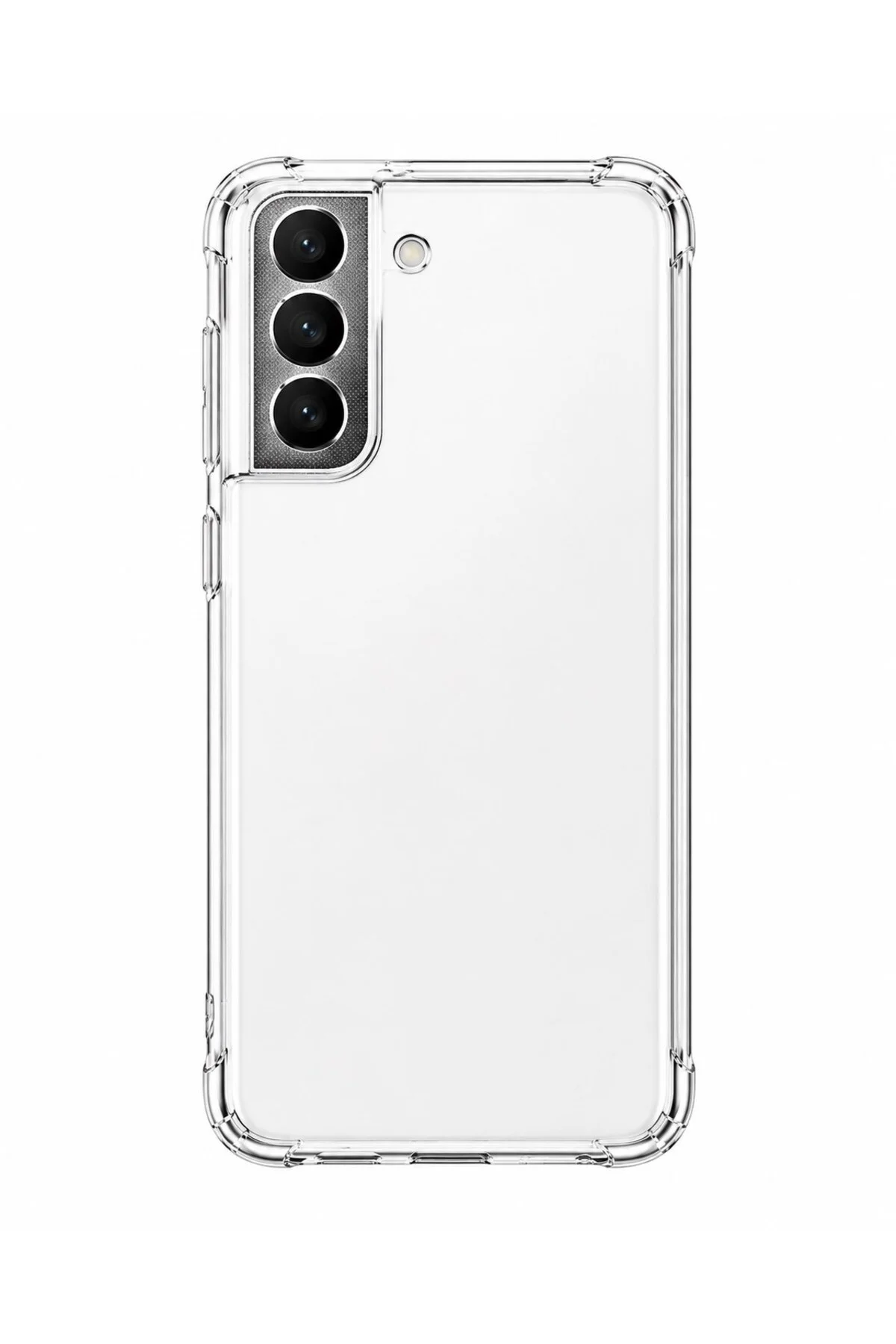 Samsung Galaxy S21 Plus Uyumlu Şeffaf Silikon Kılıf Darbe Emici Kamera Korumalı İnce Esnek Pre