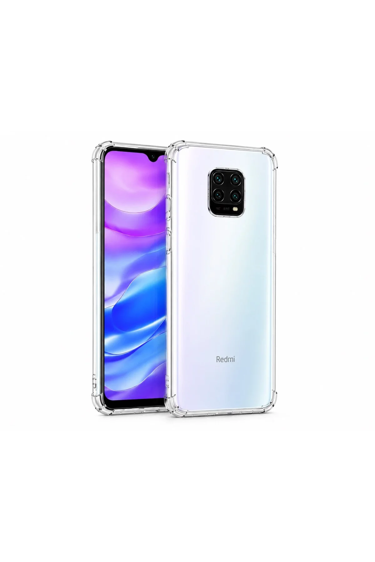 Xiaomi Redmi 10X Uyumlu Şeffaf Silikon Kılıf | Darbe Emici İnce Esnek TPU Telefon Koruyucu Kap