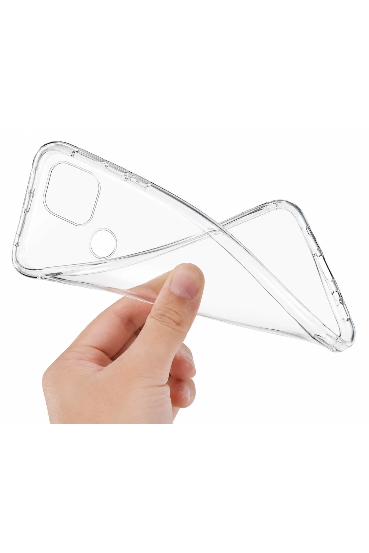 Xiaomi Redmi 9C Uyumlu Şeffaf Silikon Kılıf | Kamera Korumalı Darbe Emici İnce Esnek TPU Telef - Logis Görsel 4