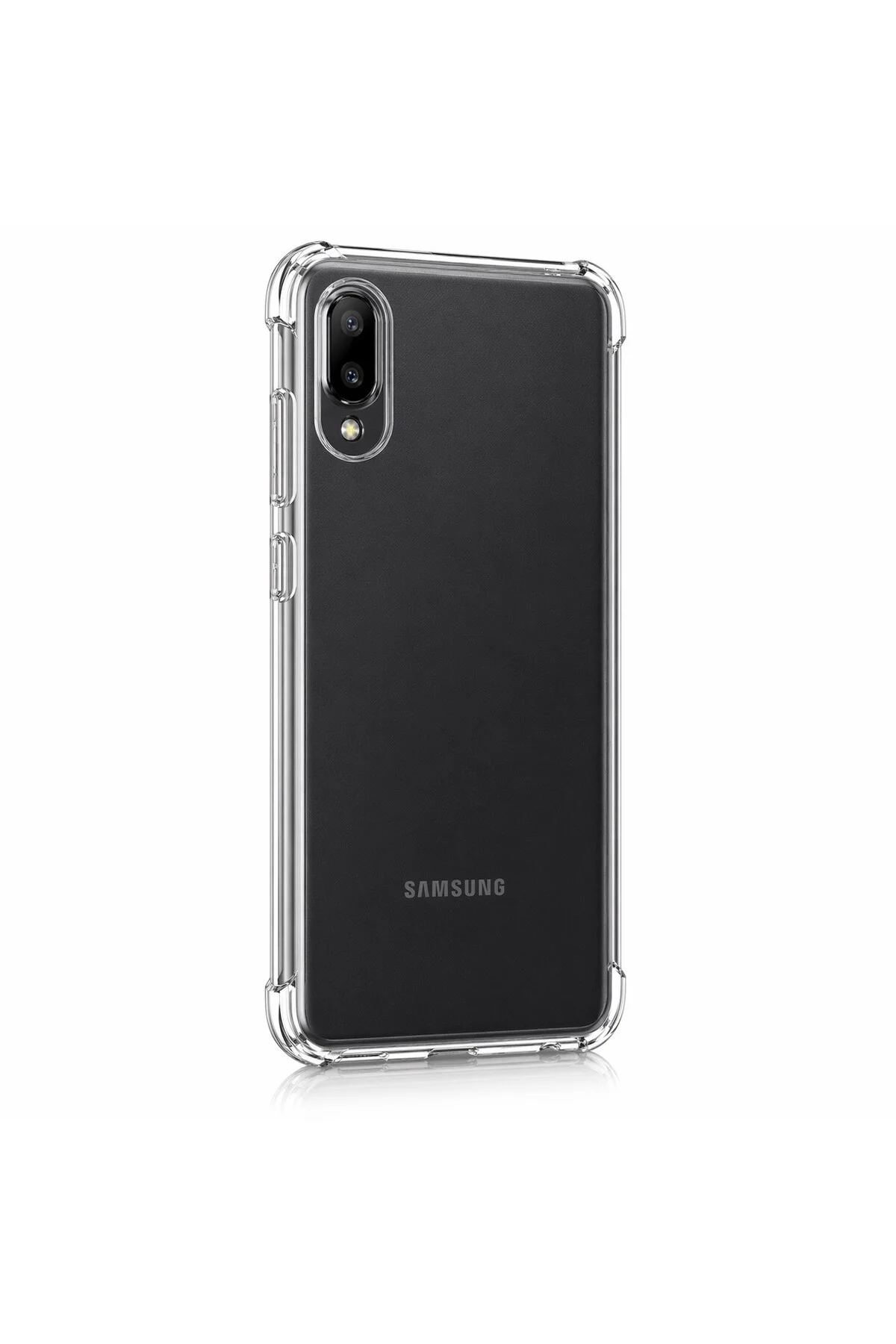 Samsung Galaxy A02 Uyumlu Şeffaf Silikon Kılıf Darbe Emici İnce Esnek Koruma Kapak - Logis Görsel 2