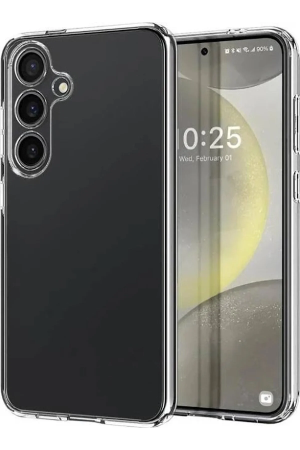Samsung Galaxy S24 FE Şeffaf Kılıf Darbe Emici Silikon İnce ve Esnek Koruyucu Kapak
