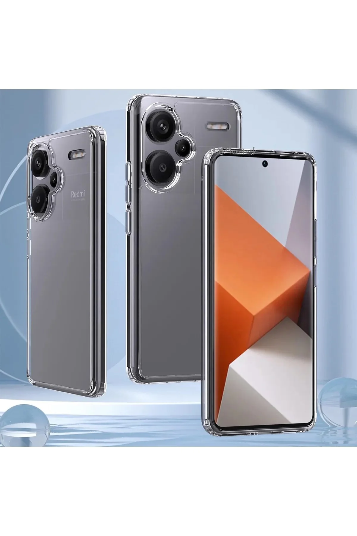 Redmi Note 12 Pro Plus Kılıf Süper Silikon Şeffaf - Logis Görsel 2