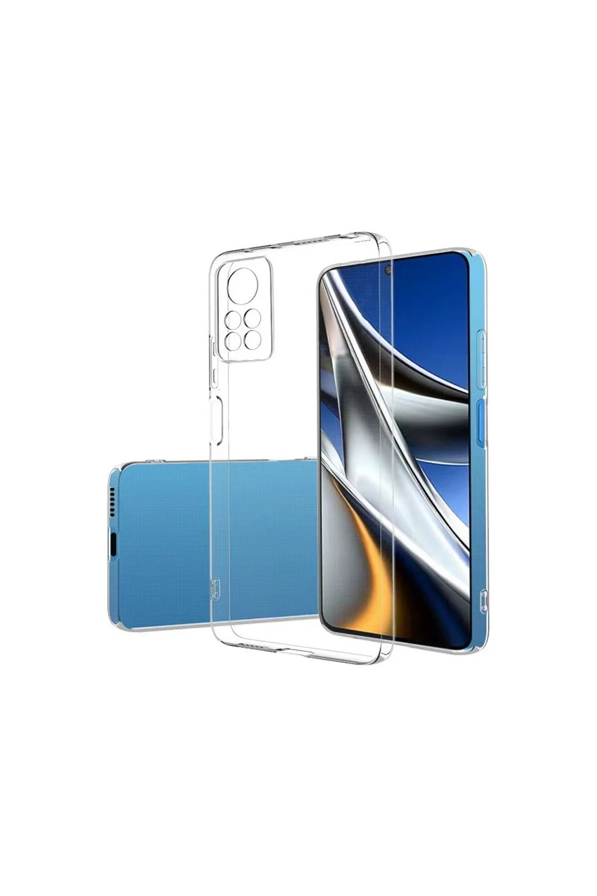 Redmi Note 12 Pro Plus Kılıf Süper Silikon Şeffaf - Logis Görsel 5