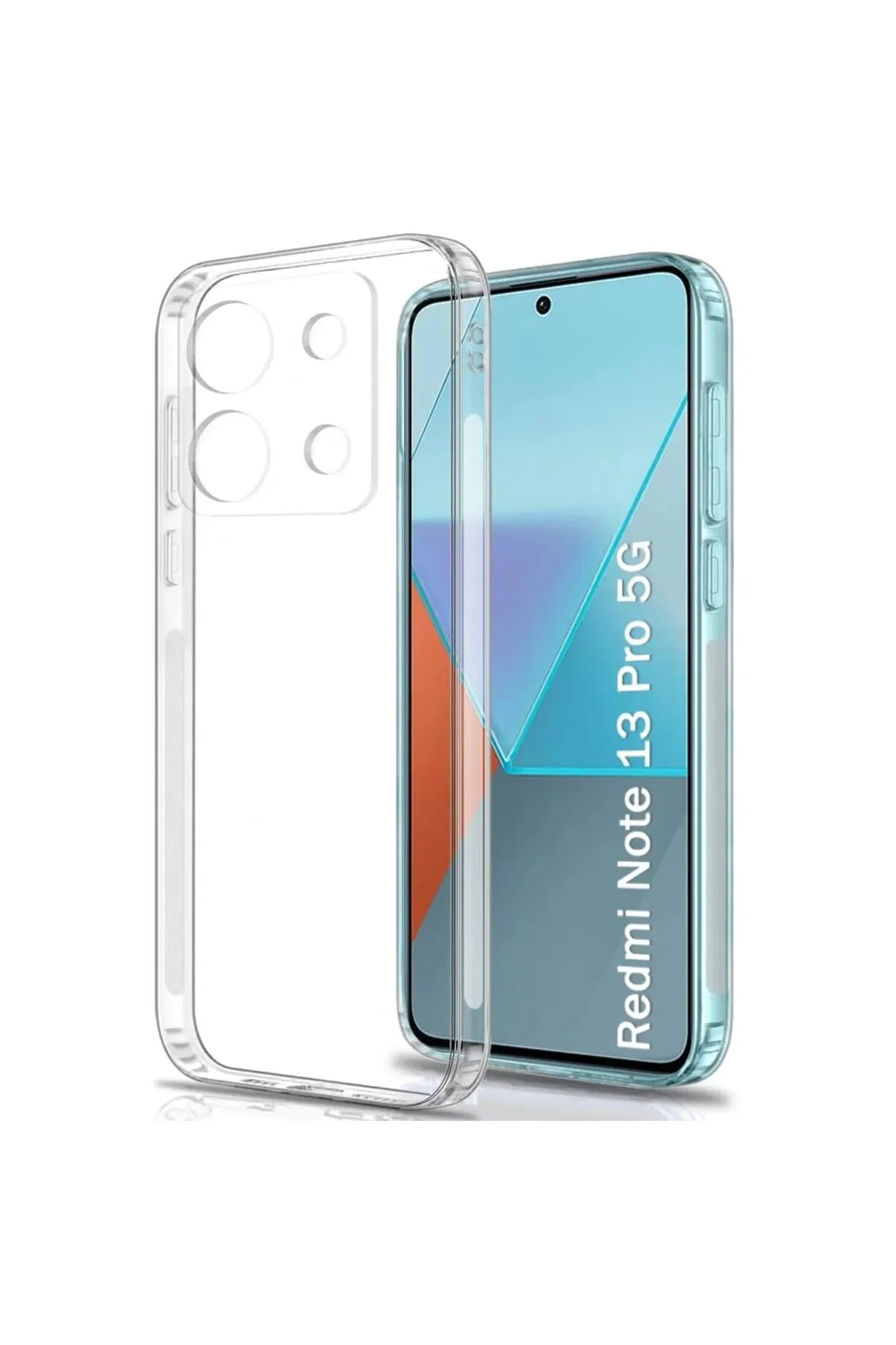 Redmi Note 13 Pro Plus Kılıf Süper Silikon Şeffaf - Logis Görsel 3