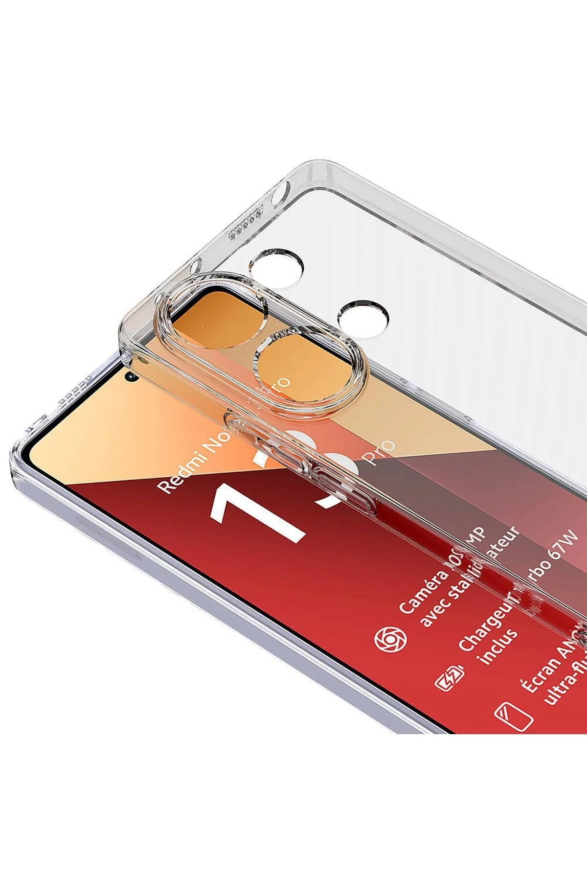 Redmi Note 13 Pro 4G Kılıf Süper Silikon Şeffaf - Logis Görsel 2