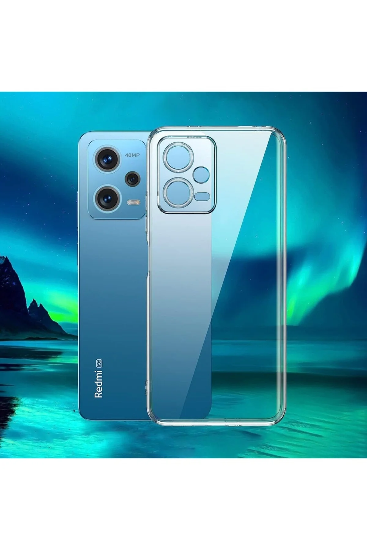 Redmi Note 12 Kılıf Süper Silikon Şeffaf - Logis Görsel 5