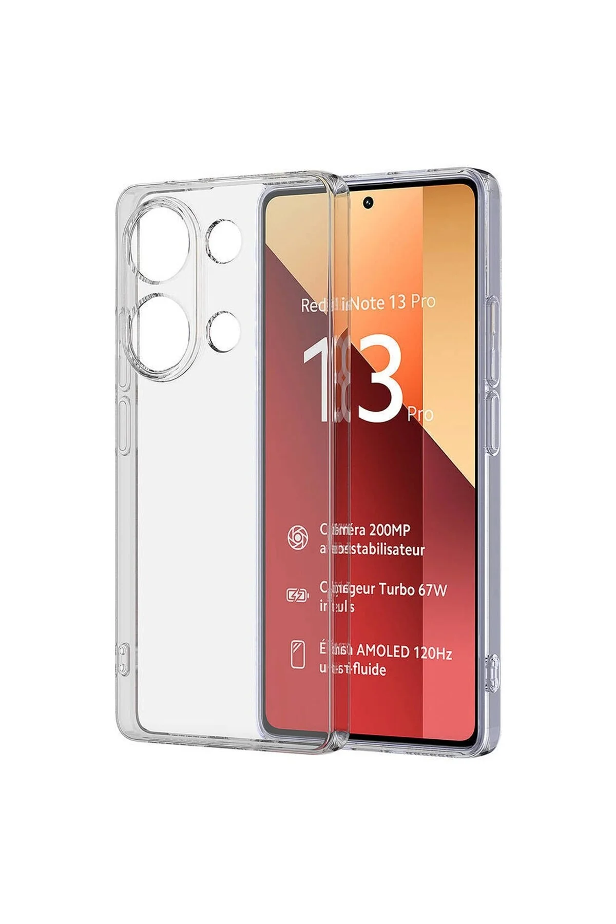 Redmi 13C Kılıf Süper Silikon Şeffaf - Logis Görsel 4