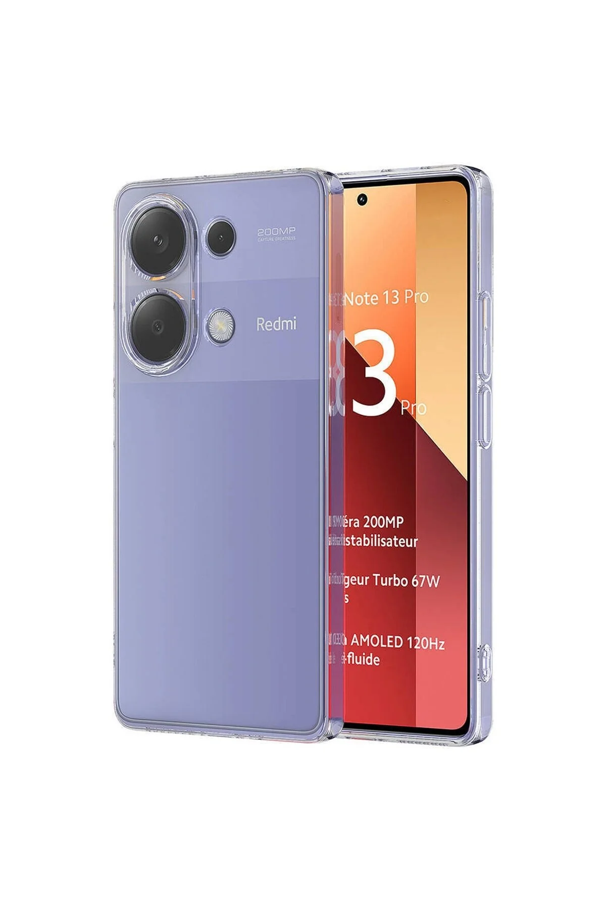 Redmi Note 13 Pro 5G Kılıf Süper Silikon Şeffaf - Logis Görsel 4