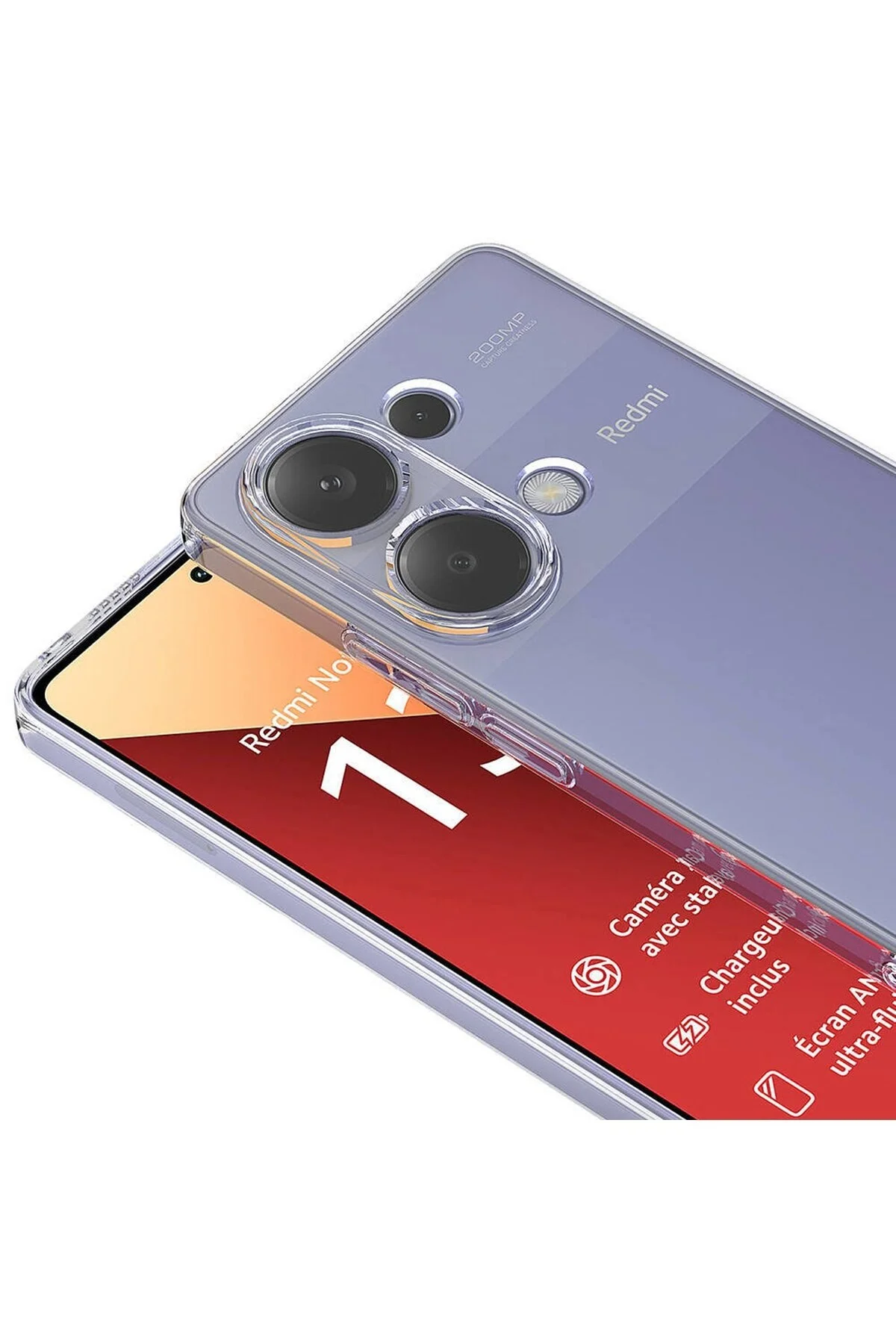 Redmi Note 13 Pro 5G Kılıf Süper Silikon Şeffaf - Logis Görsel 5