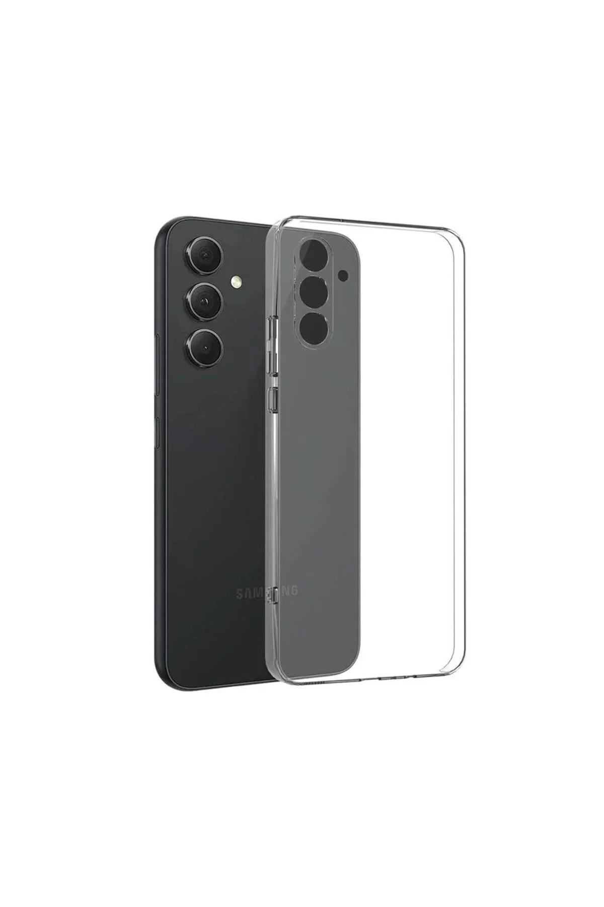 Samsung Galaxy A55 Kılıf Süper Silikon Şeffaf - Logis Görsel 2
