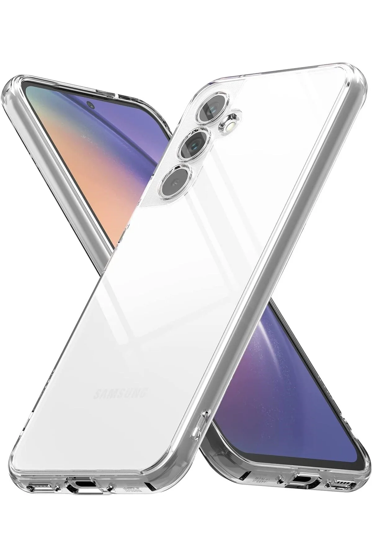 Samsung Galaxy A55 Kılıf Süper Silikon Şeffaf - Logis Görsel 3