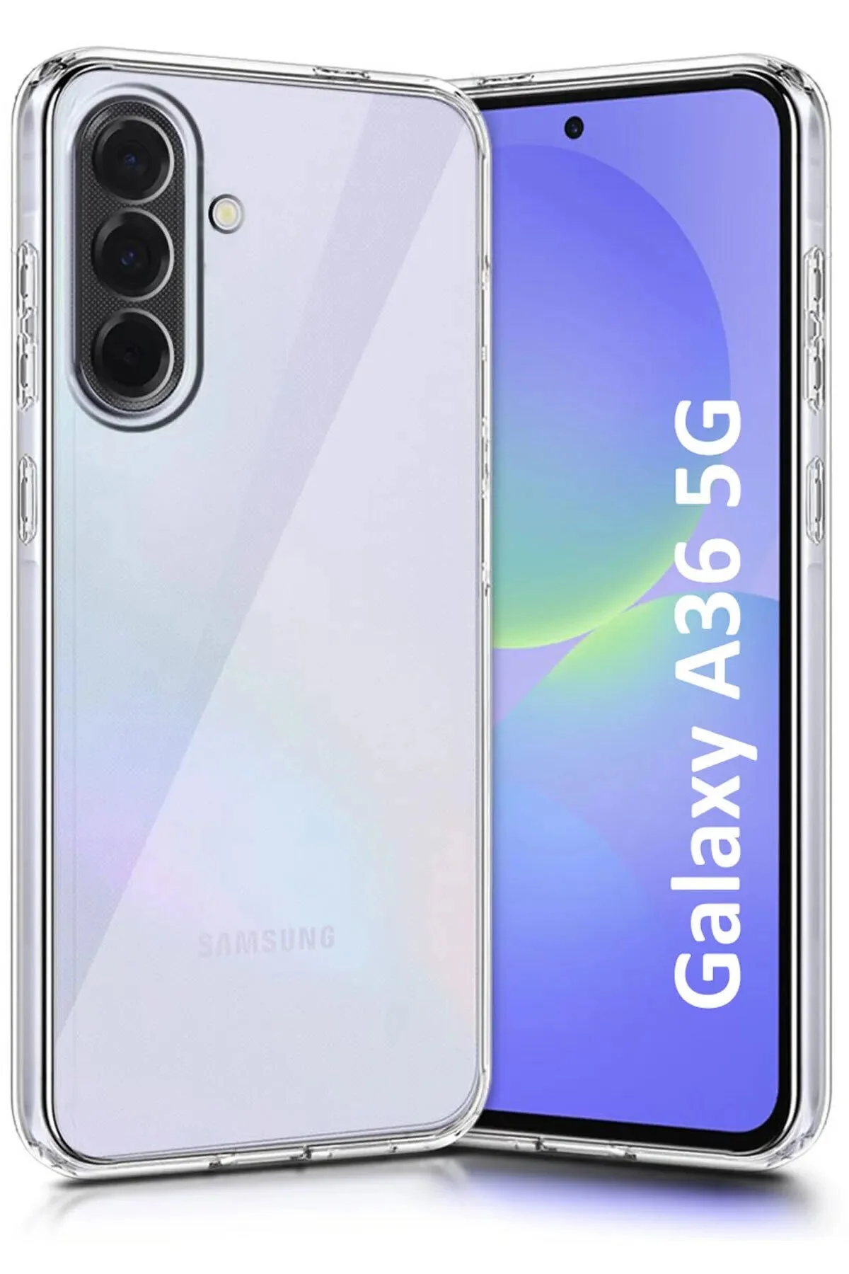 Samsung Galaxy A56 Kılıf Süper Silikon Şeffaf - Logis Görsel 2