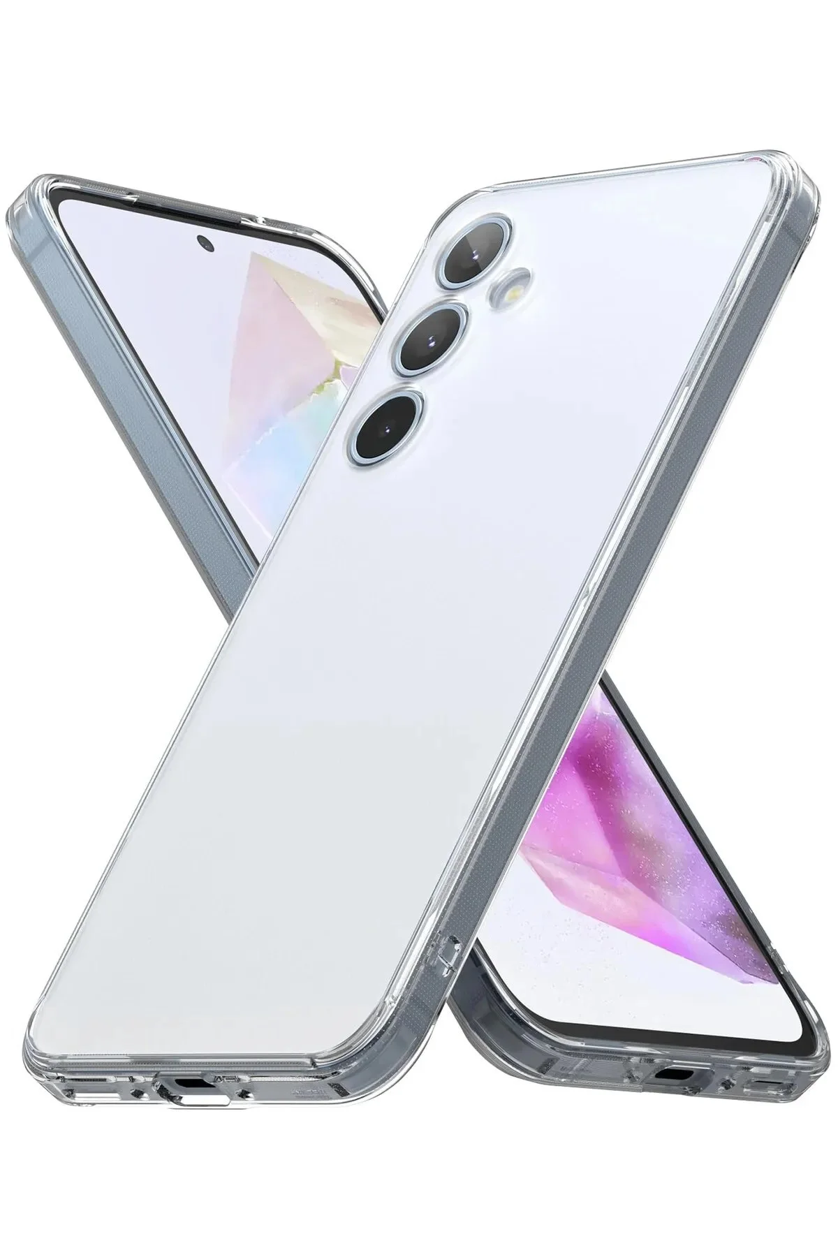 Samsung Galaxy A26 Kılıf Süper Silikon Şeffaf - Logis Görsel 2