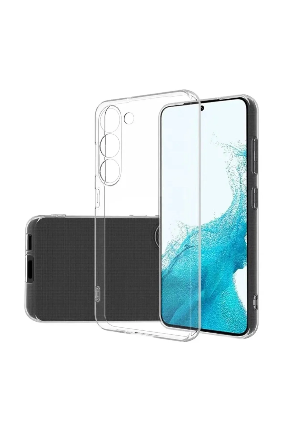 Samsung Galaxy A24 Kılıf Süper Silikon Şeffaf - Logis Görsel 3