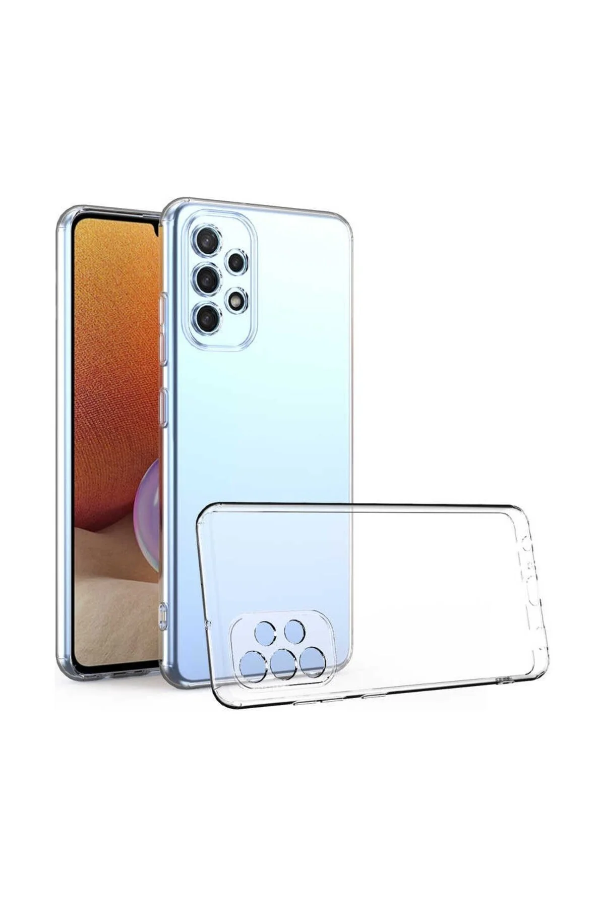 Samsung Galaxy A13 Kılıf Süper Silikon Şeffaf - Logis Görsel 2