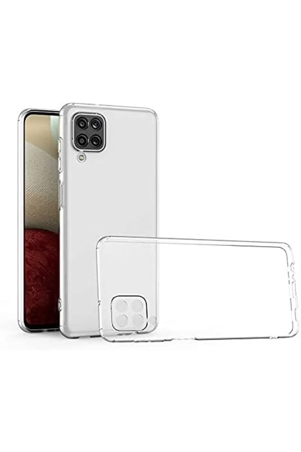 Samsung Galaxy A12 Kılıf Süper Silikon Şeffaf - Logis Görsel 2
