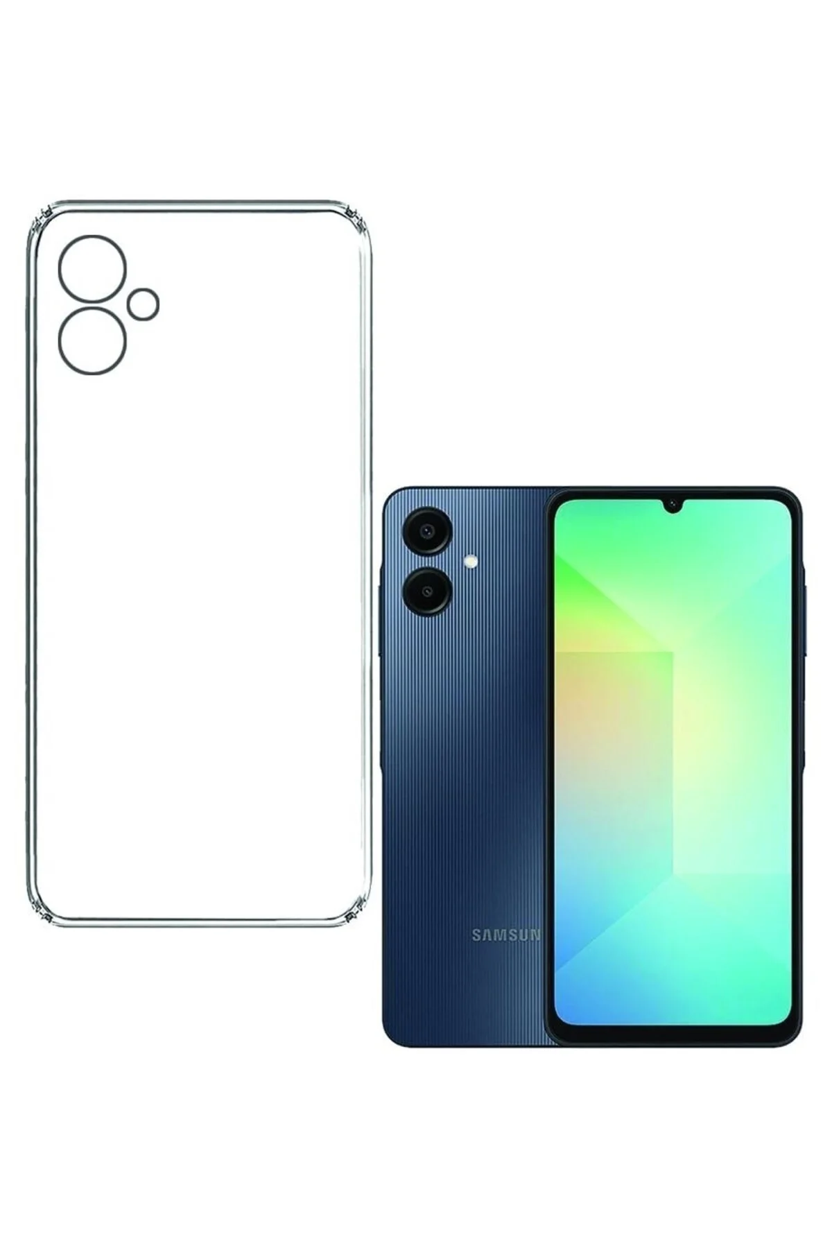 Samsung Galaxy A06 Kılıf Süper Silikon Şeffaf - Logis Görsel 3